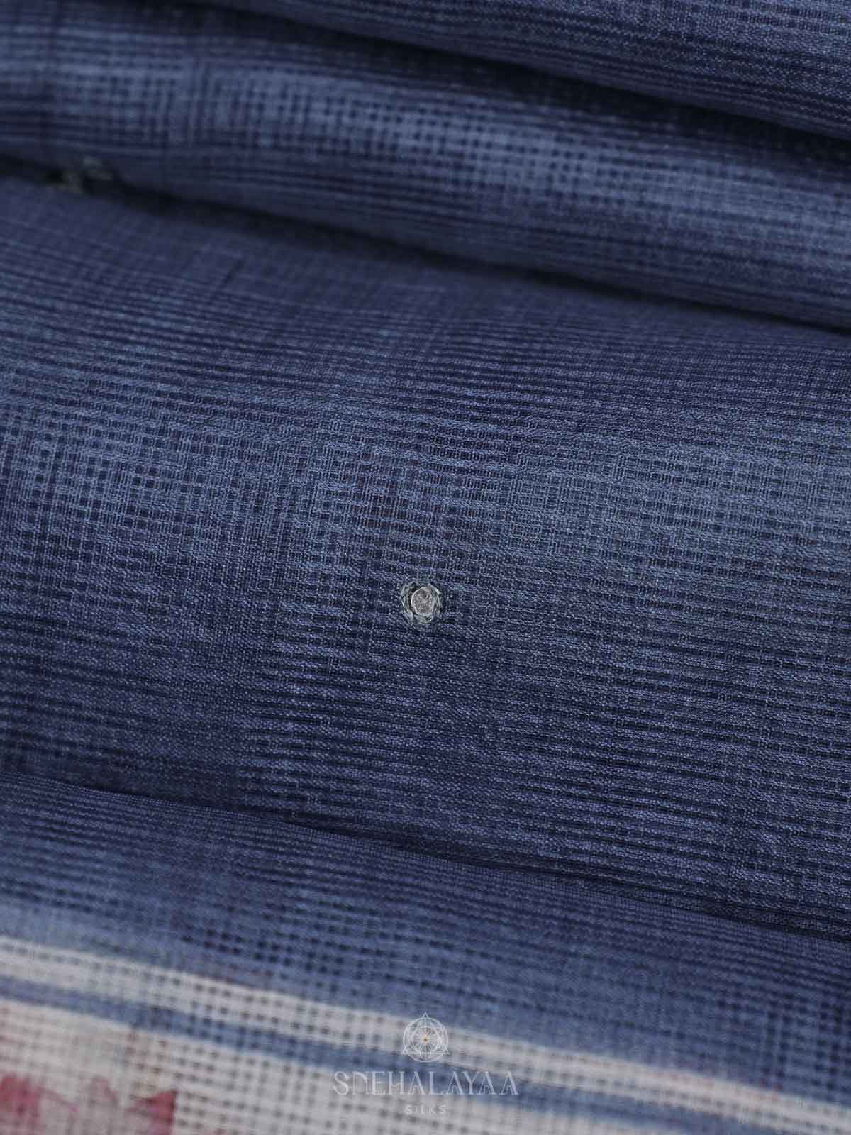 Blue Kota Saree