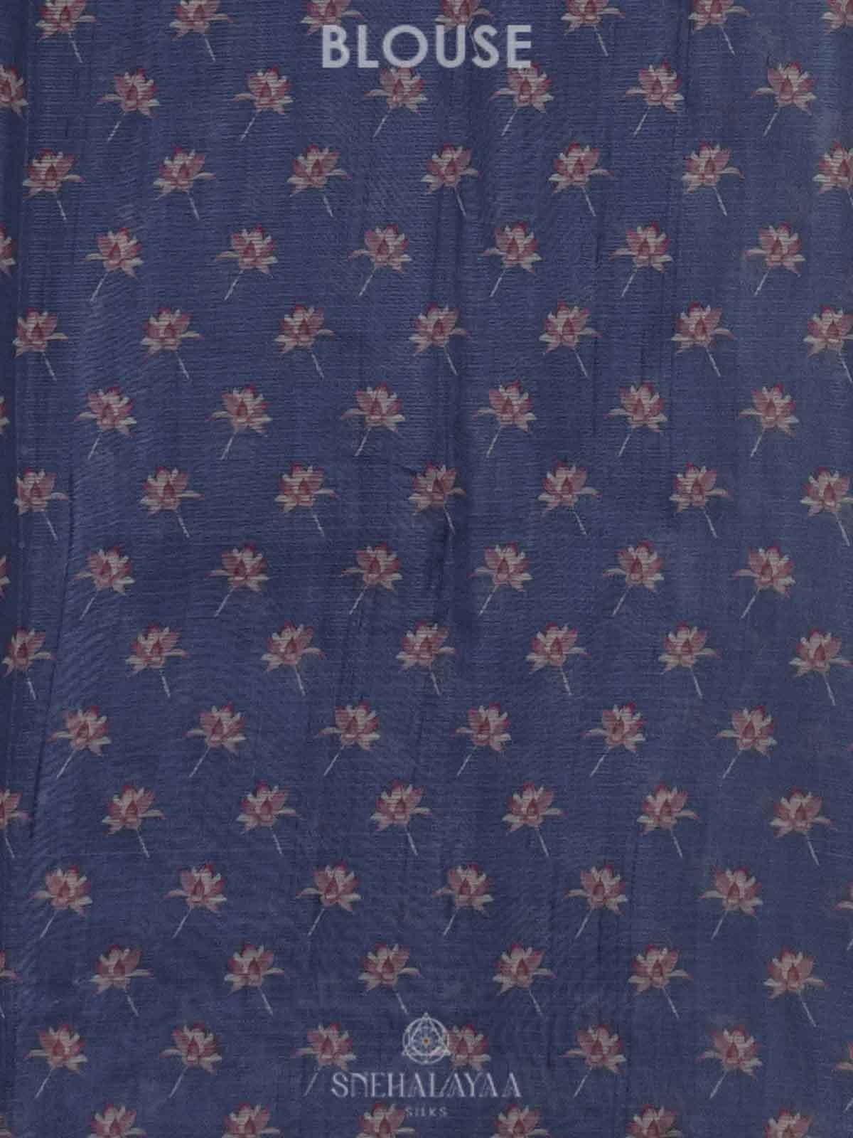 Blue Kota Saree