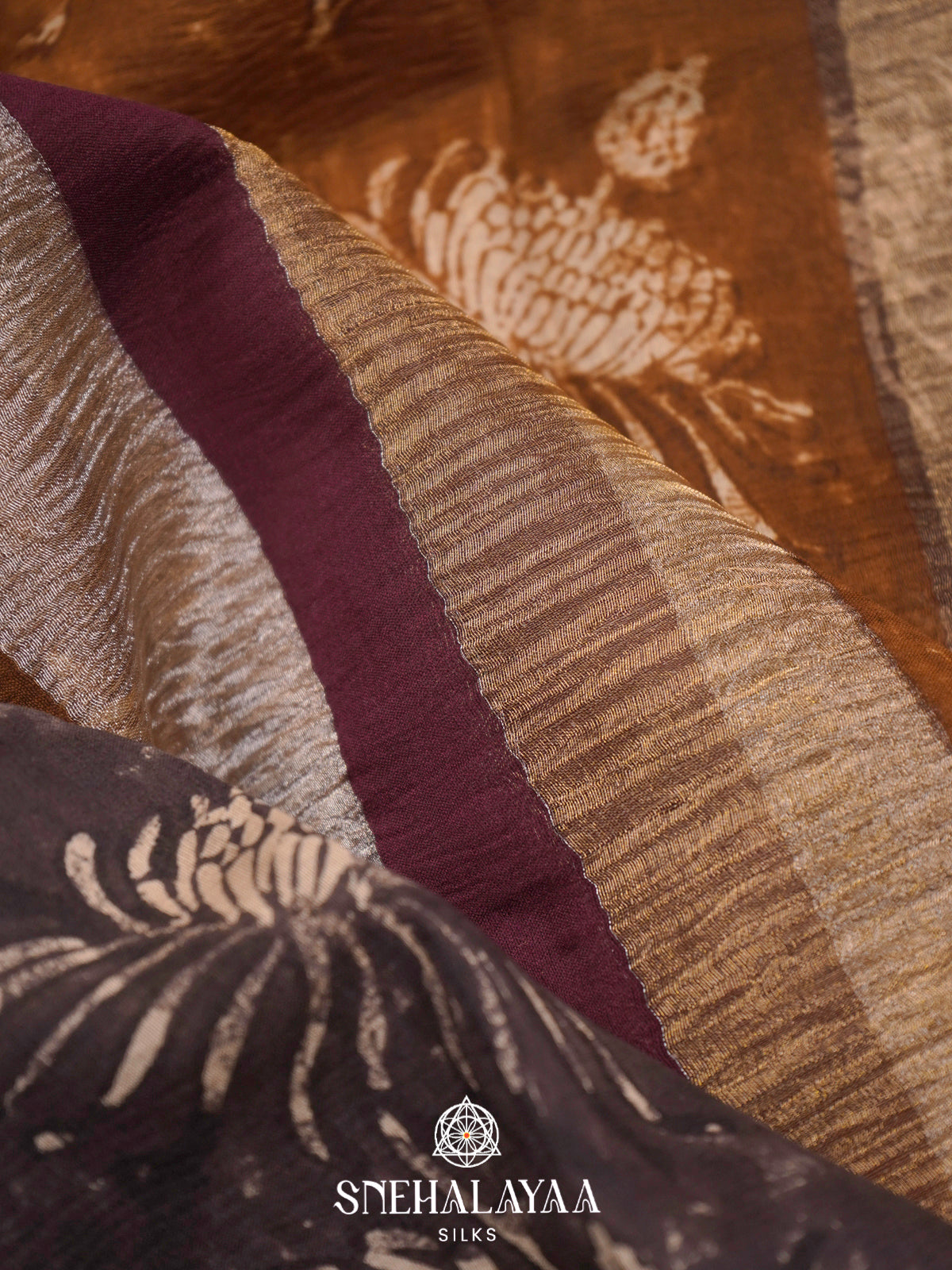 Multicolour Chanderi Saree