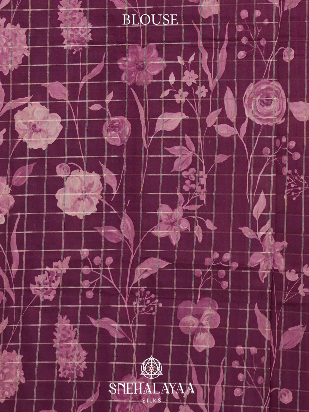 Magenta  Raw Silk Saree