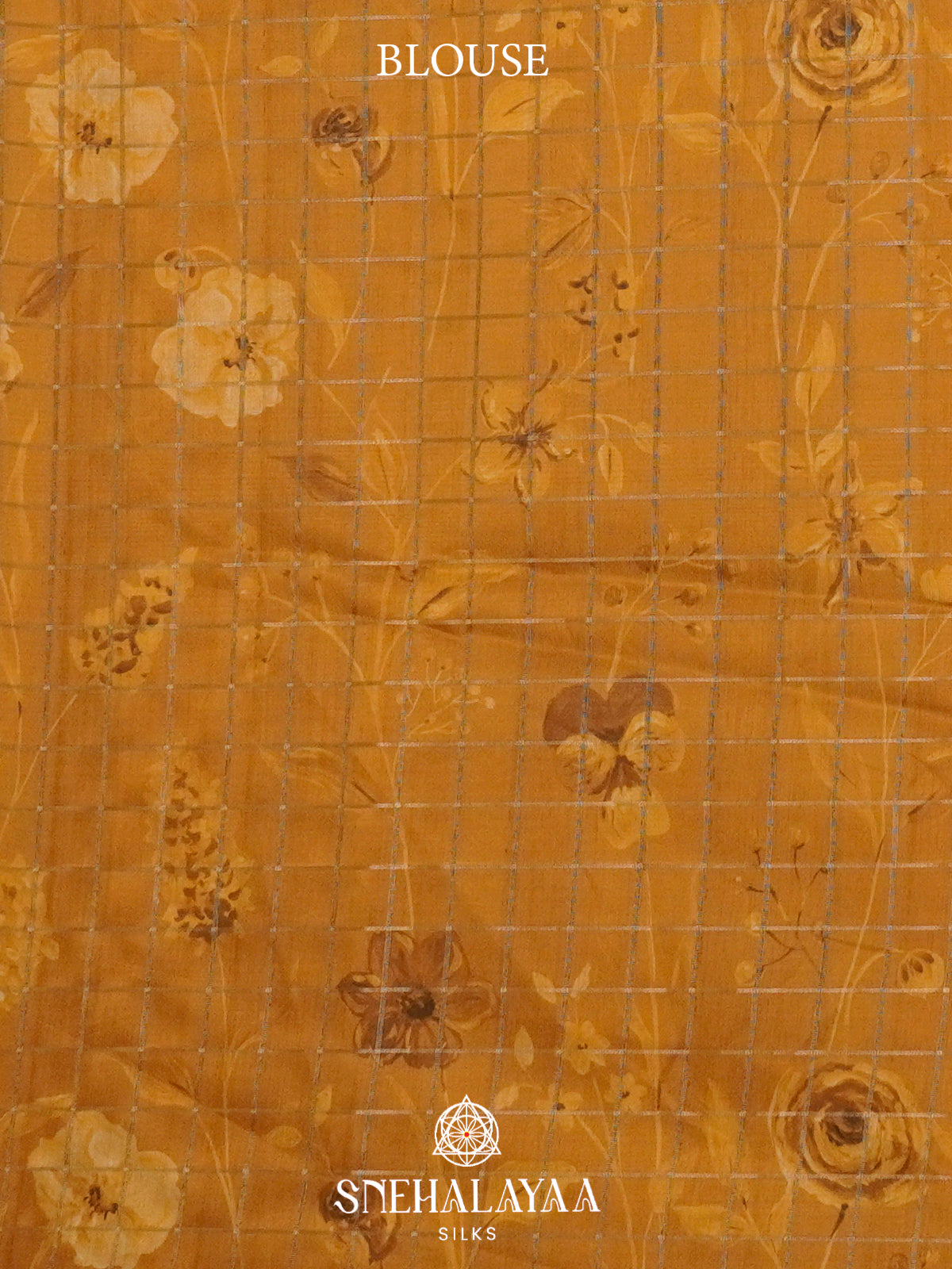 Yellow  Raw Silk Saree