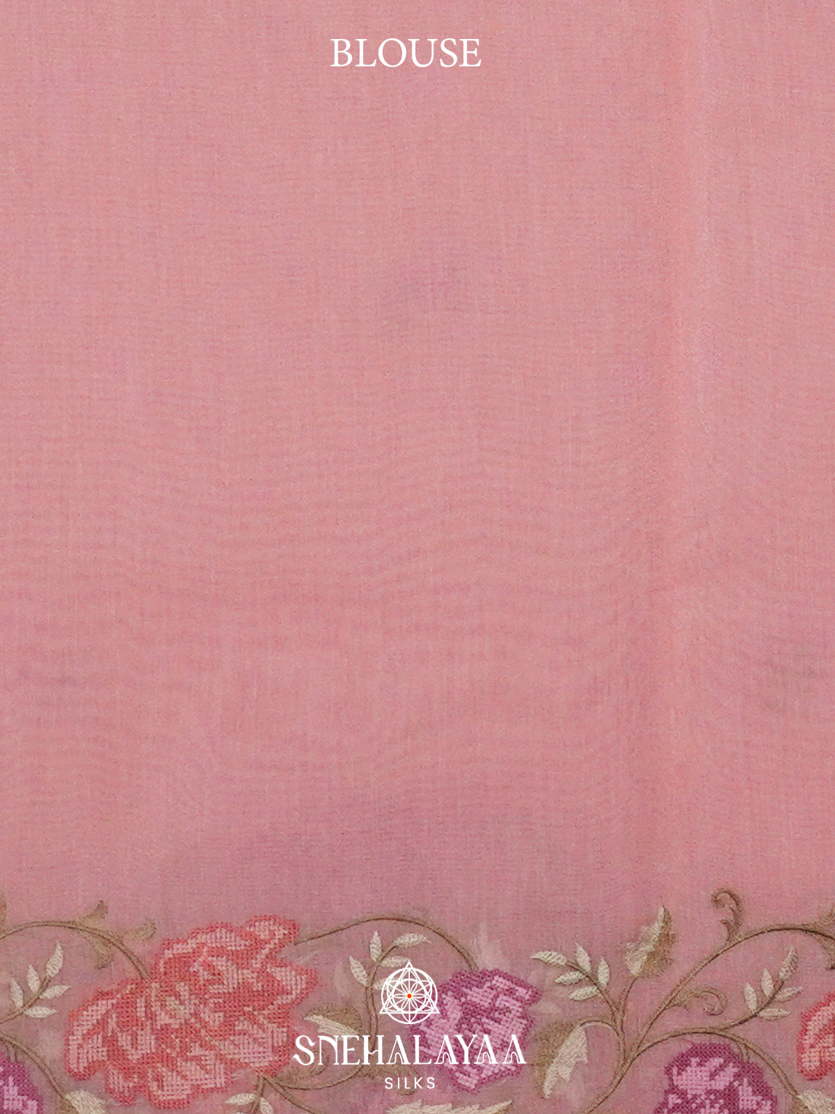 Pink  Linen Saree