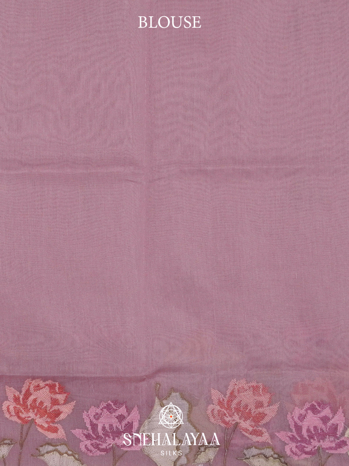 Lavender  Linen Saree