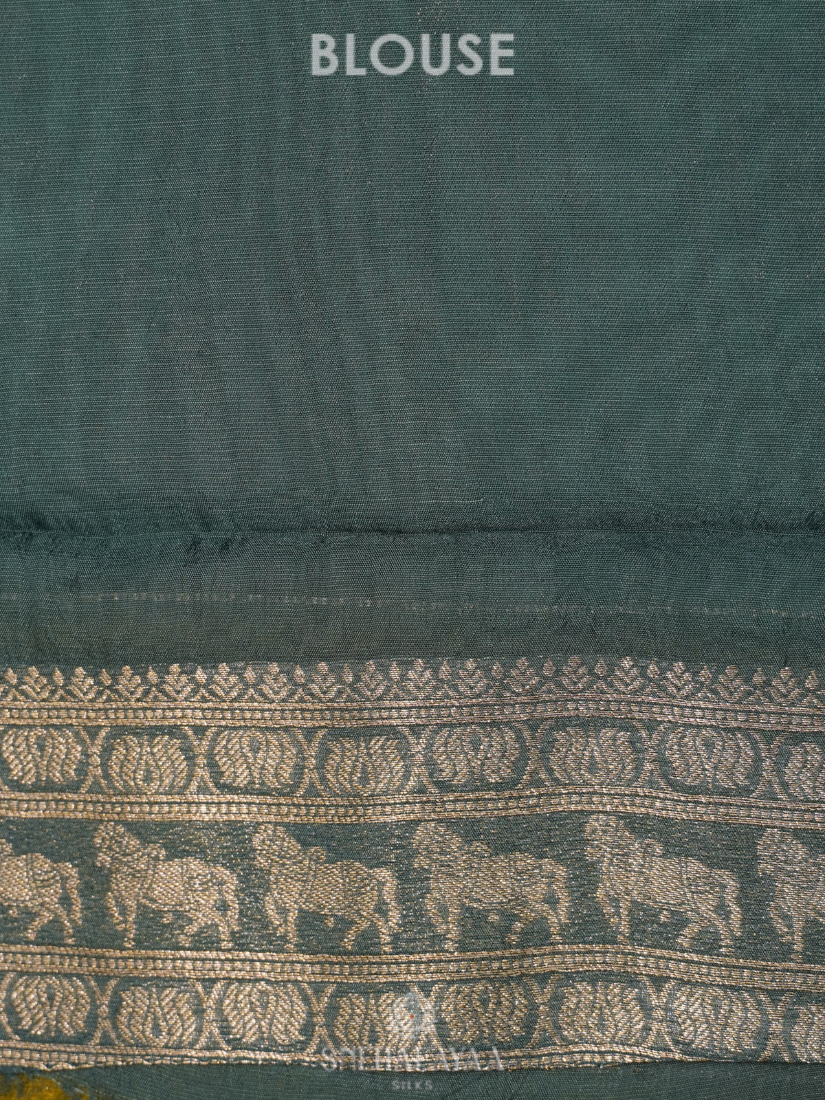 Lemon Yellow Banaras Saree