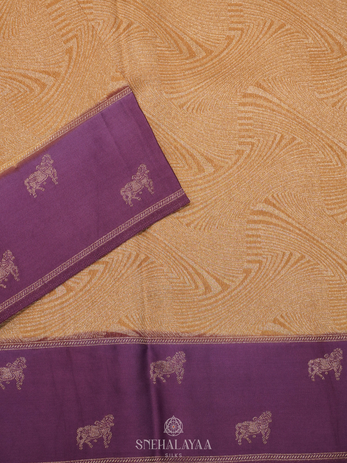 Cream Banaras Saree