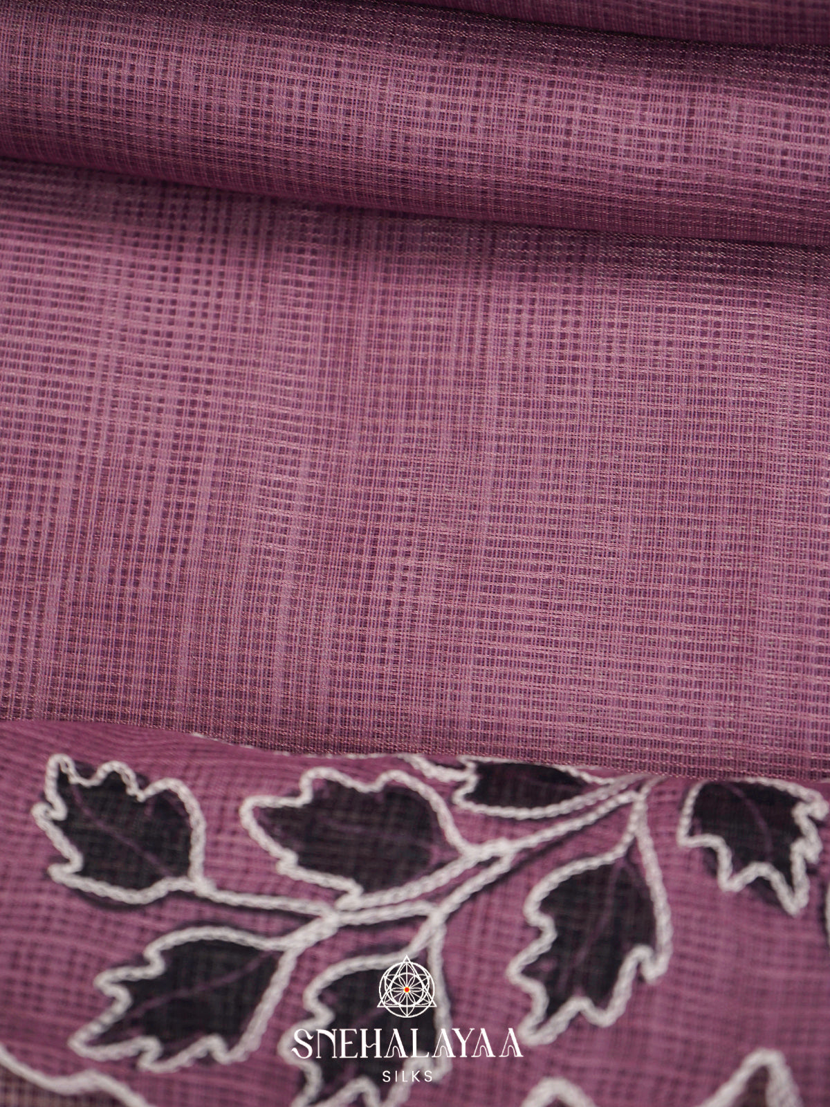 Purple  Kota Saree