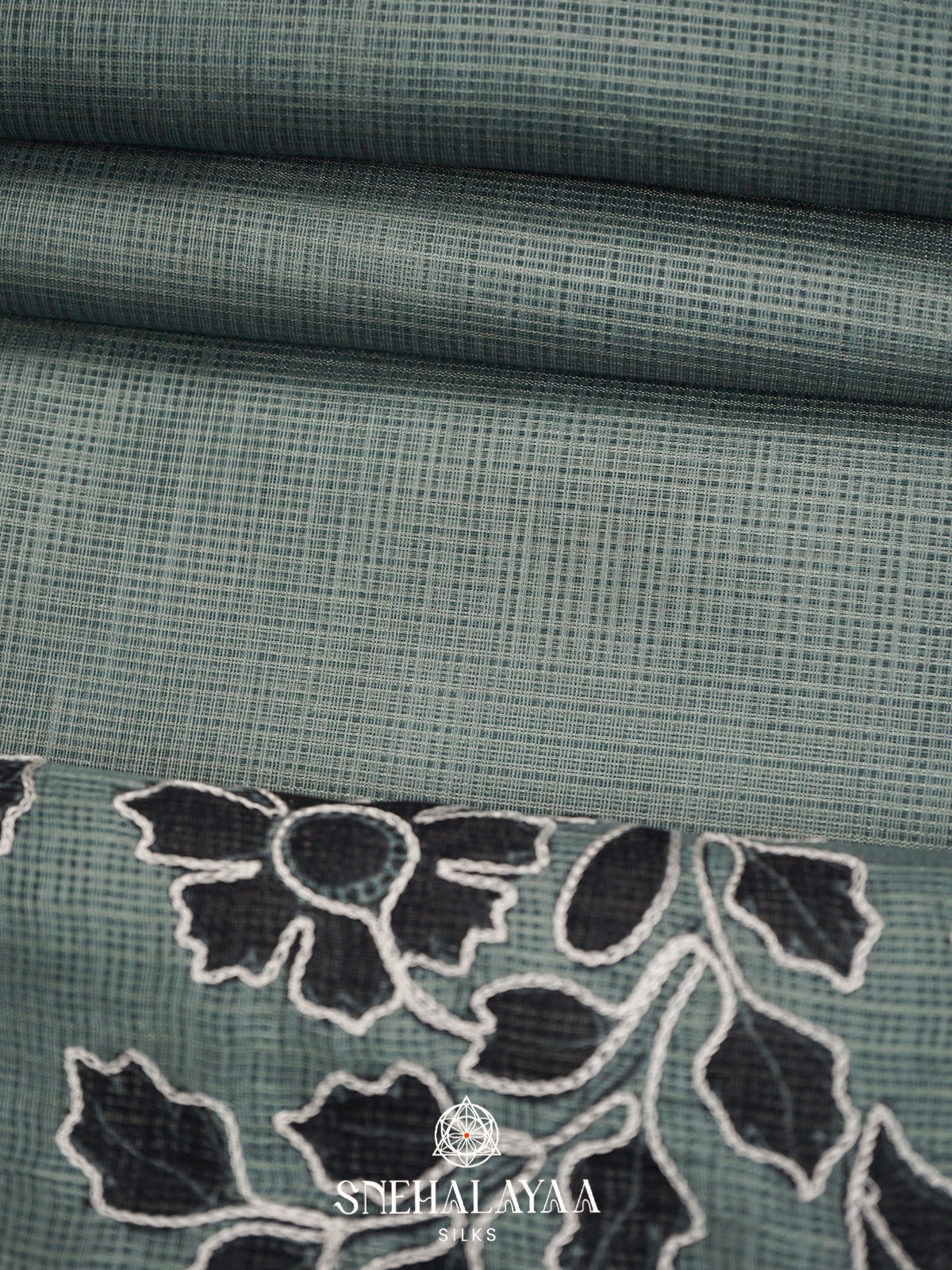 Grey  Kota Saree