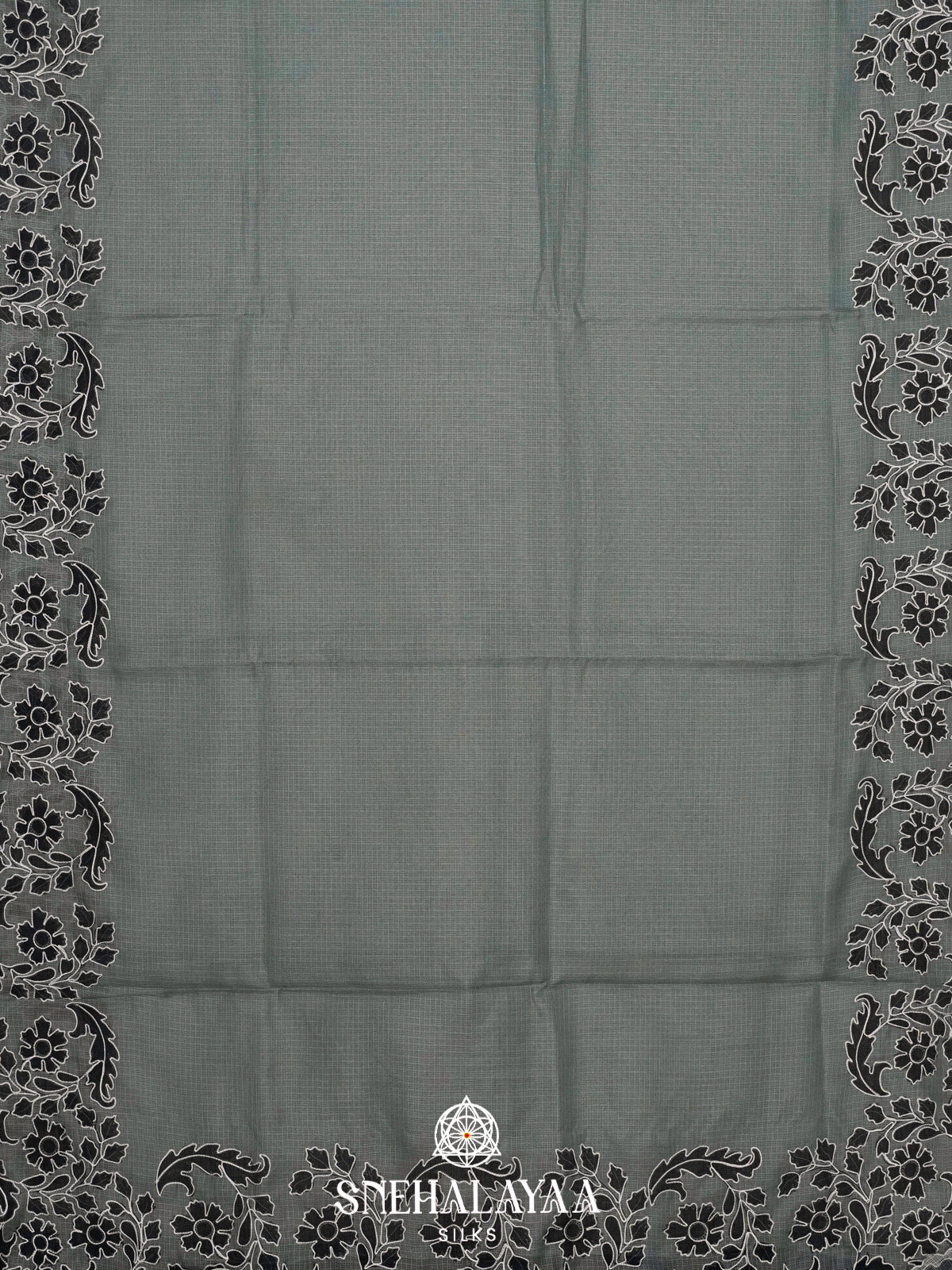 Grey  Kota Saree