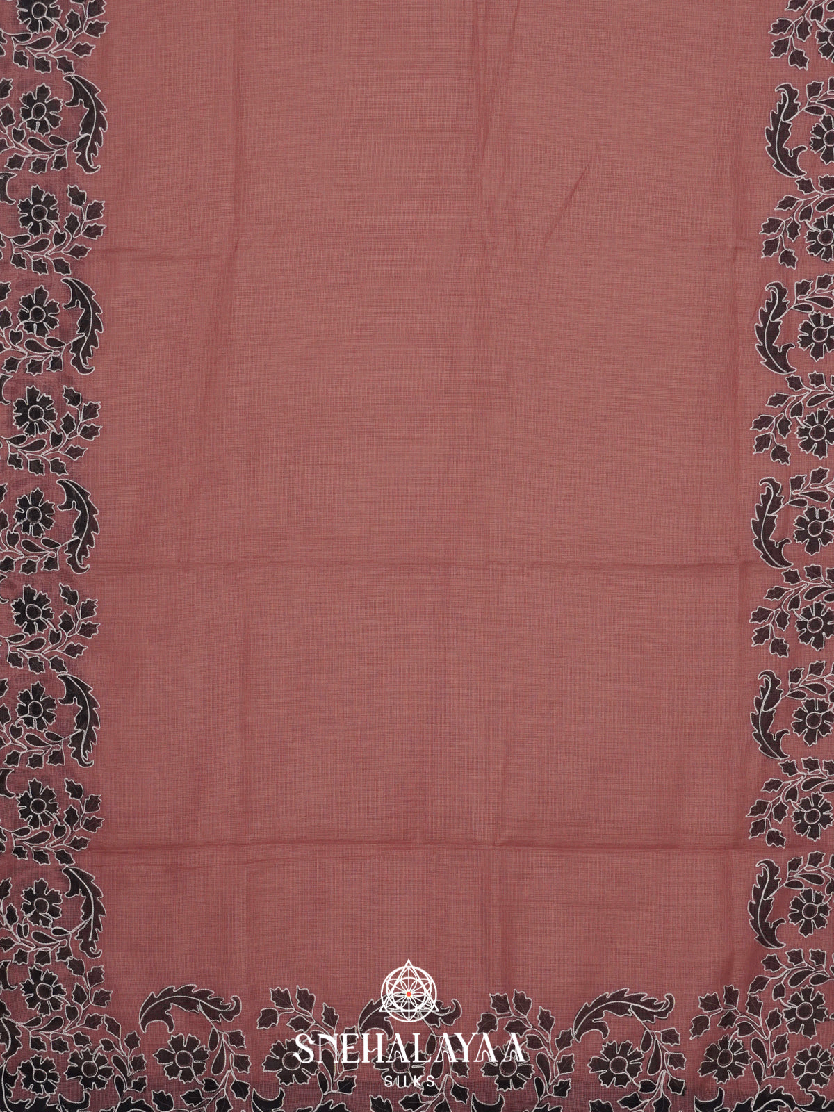 Peach  Kota Saree