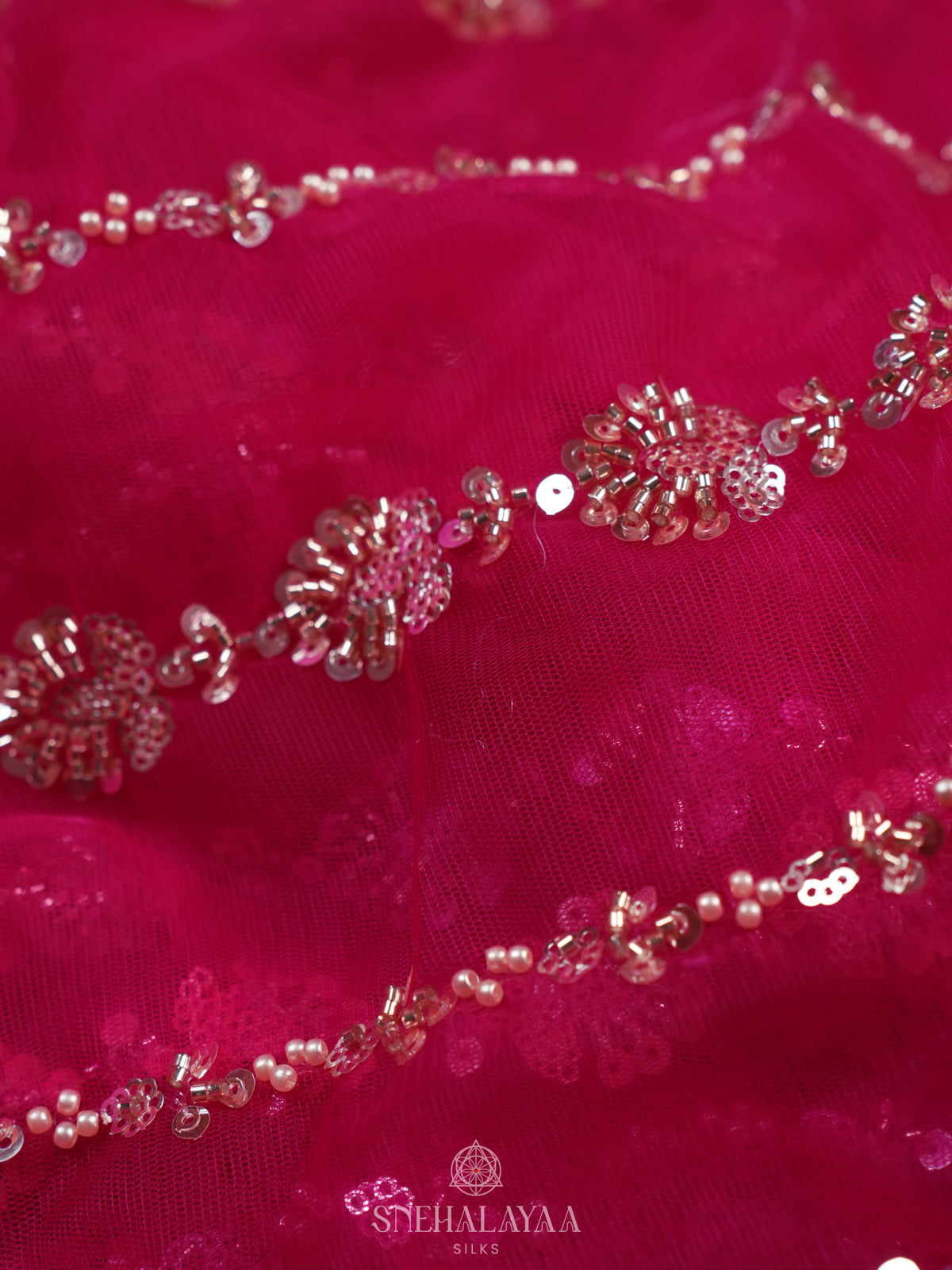 Pink Designer Saree