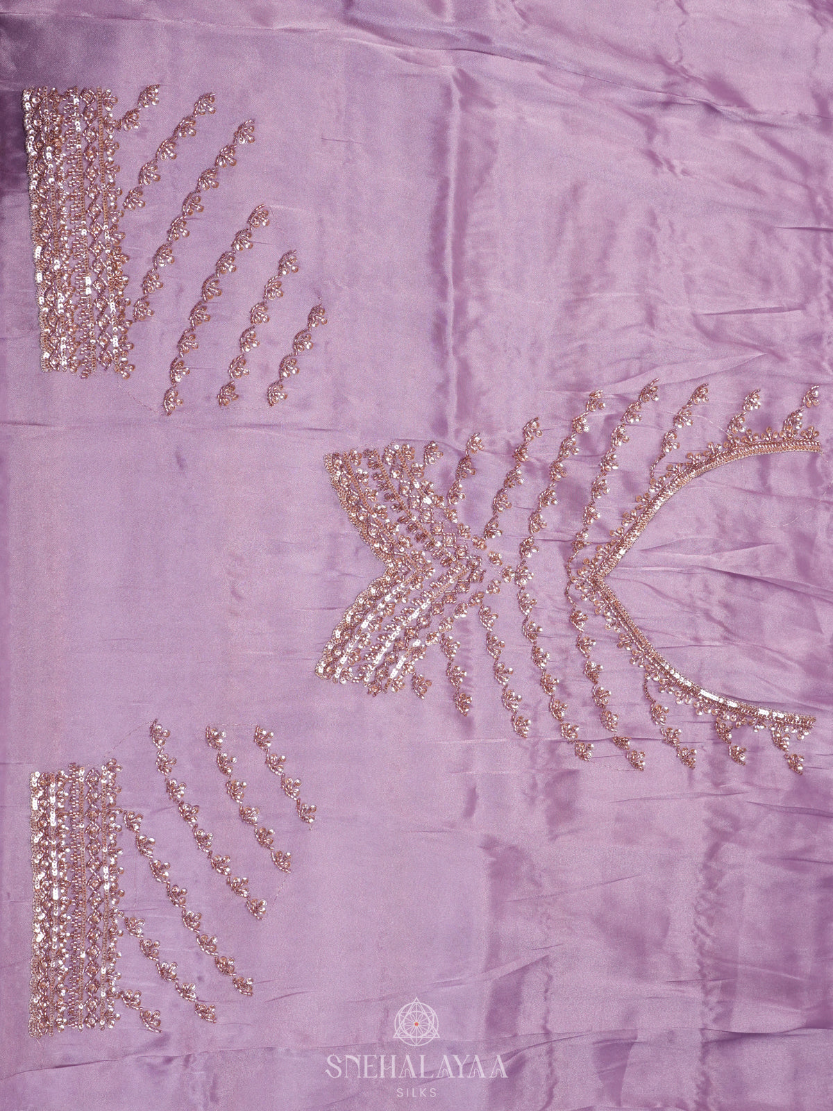 Lilac Designer Saree