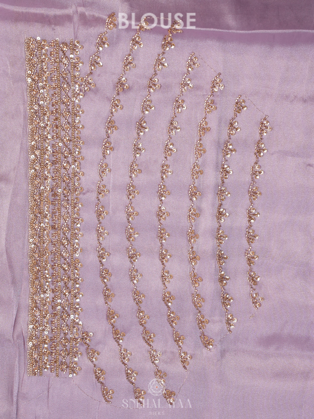 Lilac Designer Saree