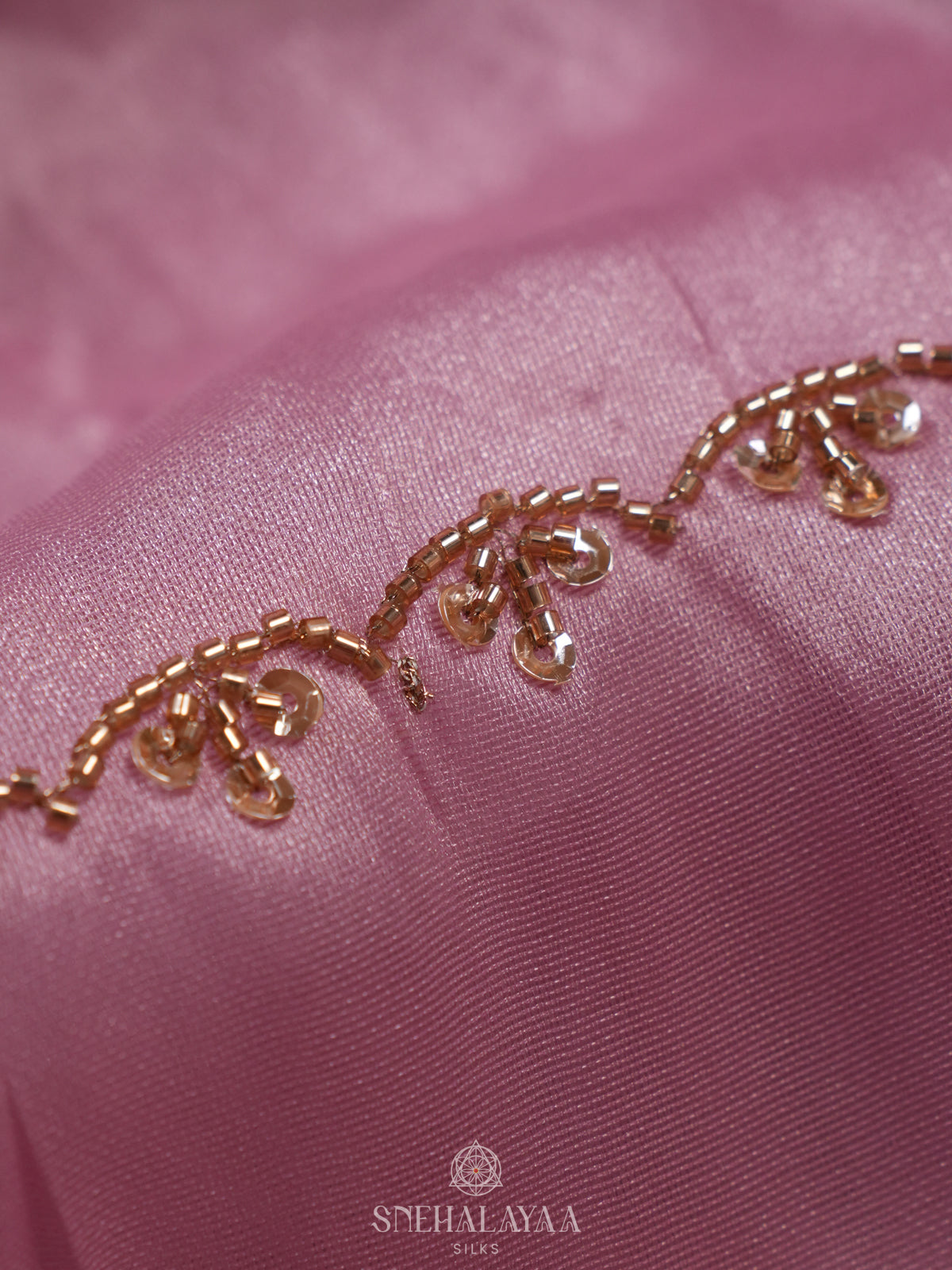 Pink Designer Saree