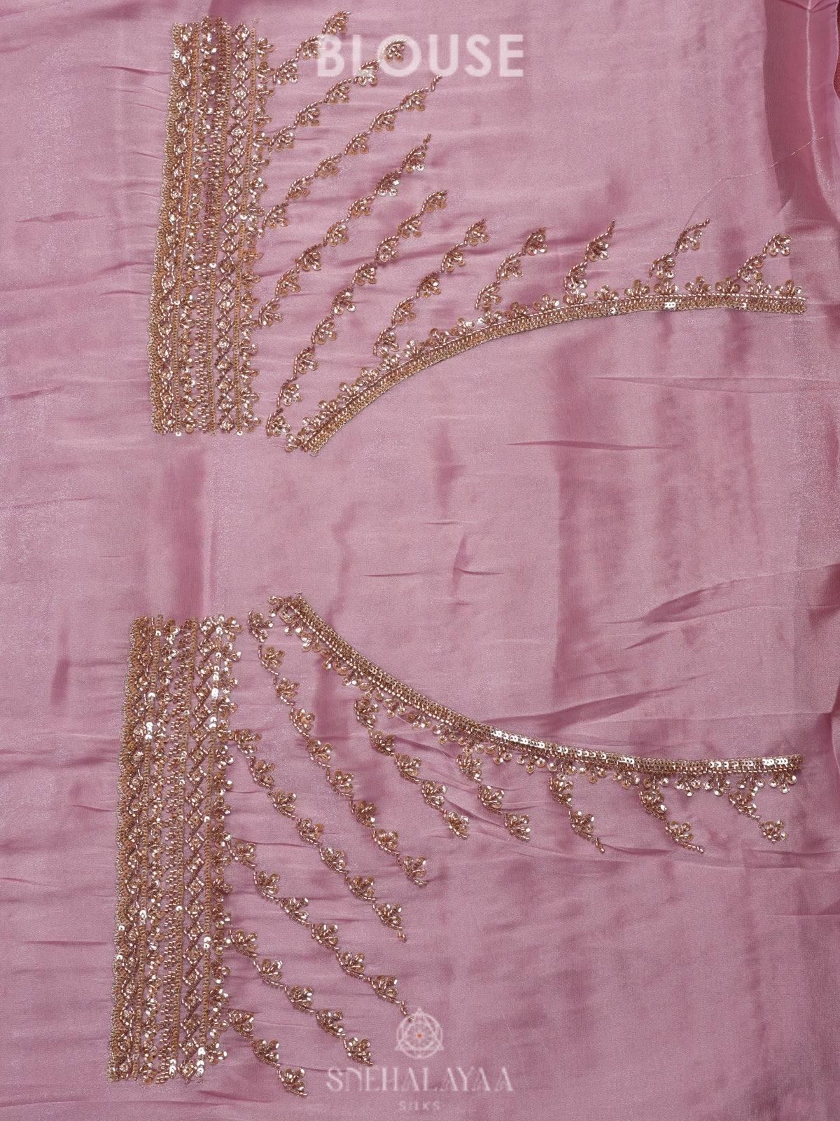 Pink Designer Saree