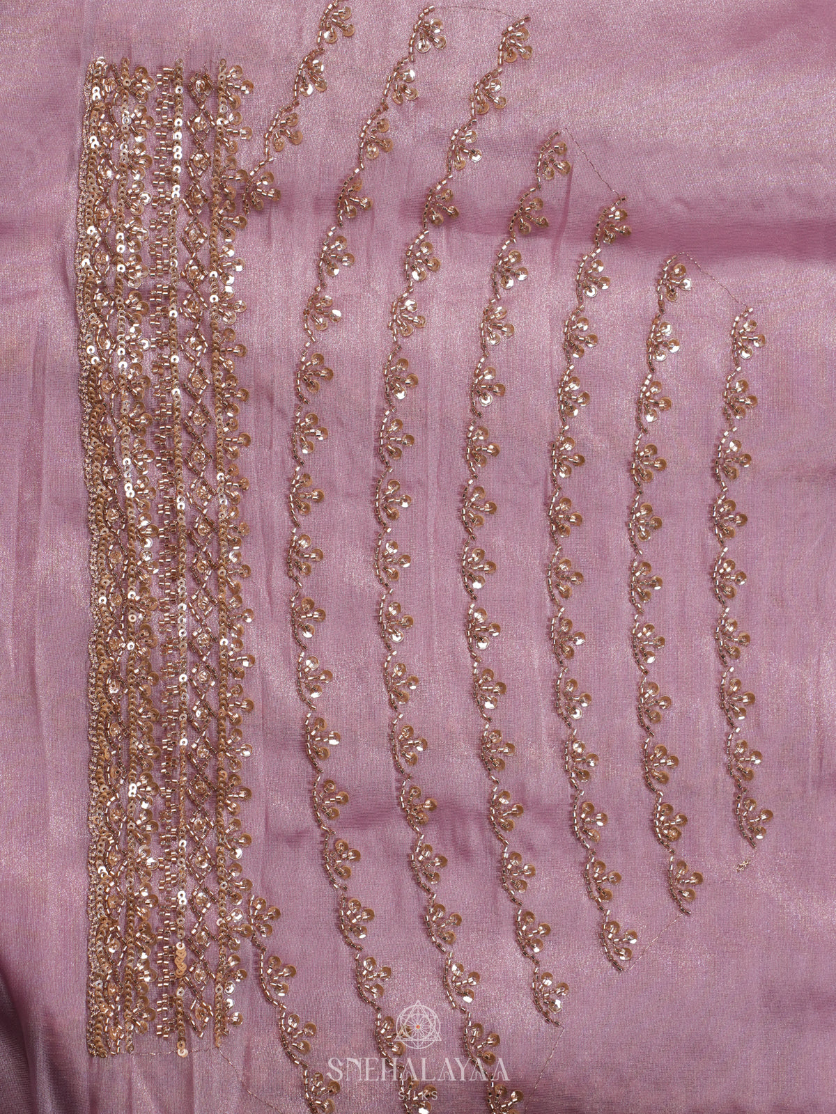 Pink Designer Saree