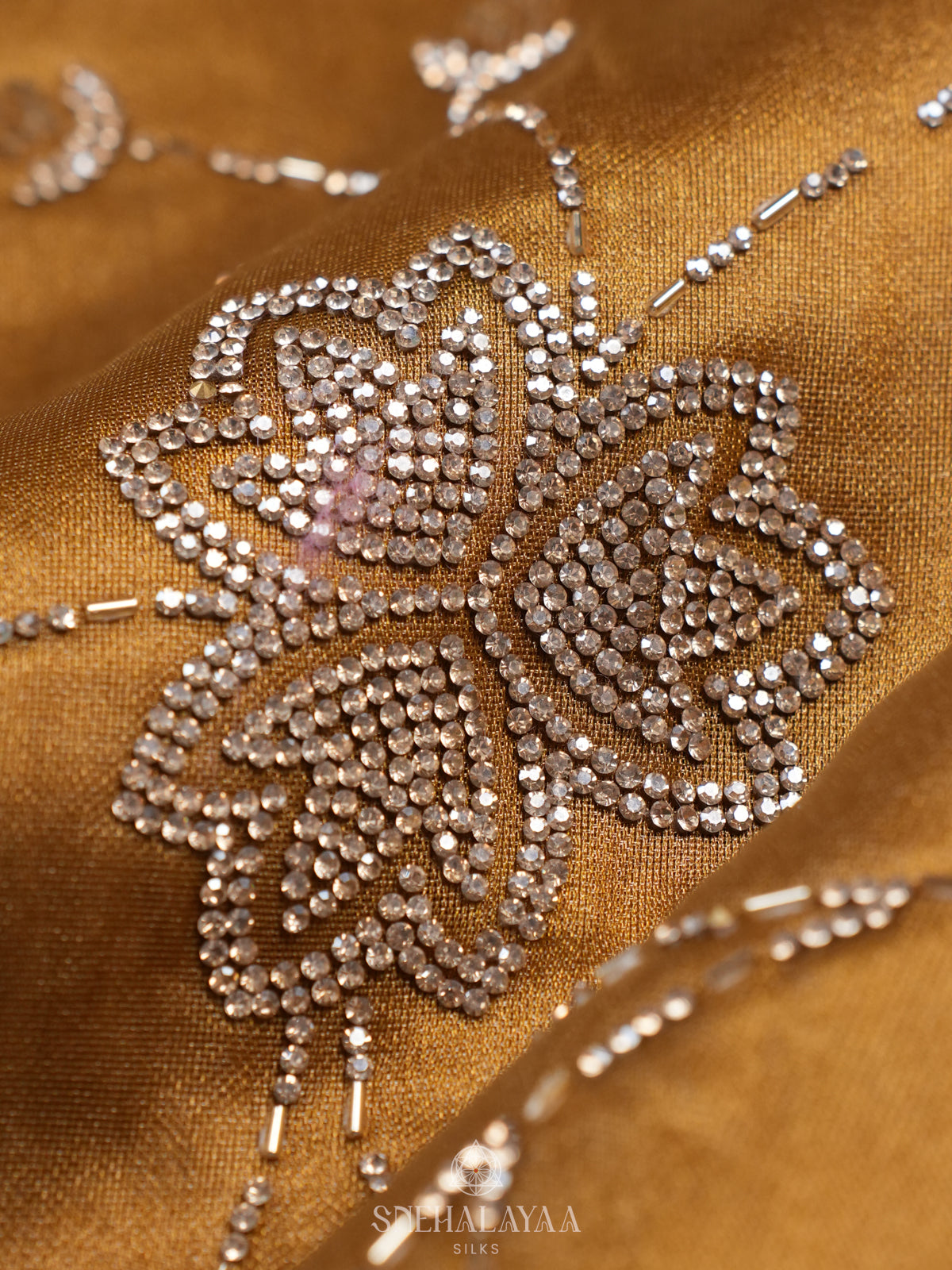 Golden Designer Saree