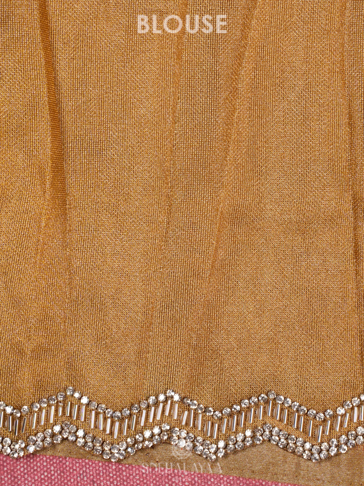 Golden Designer Saree
