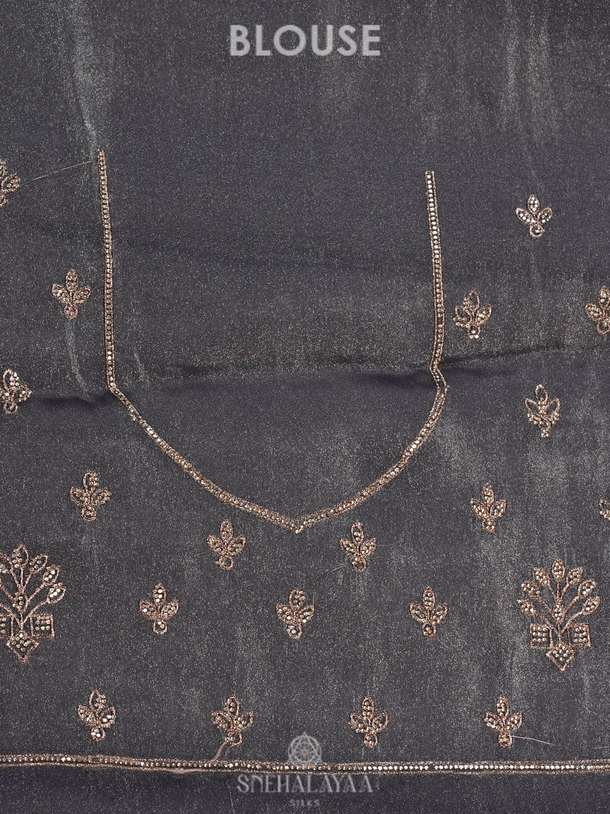 Grey Designer Saree