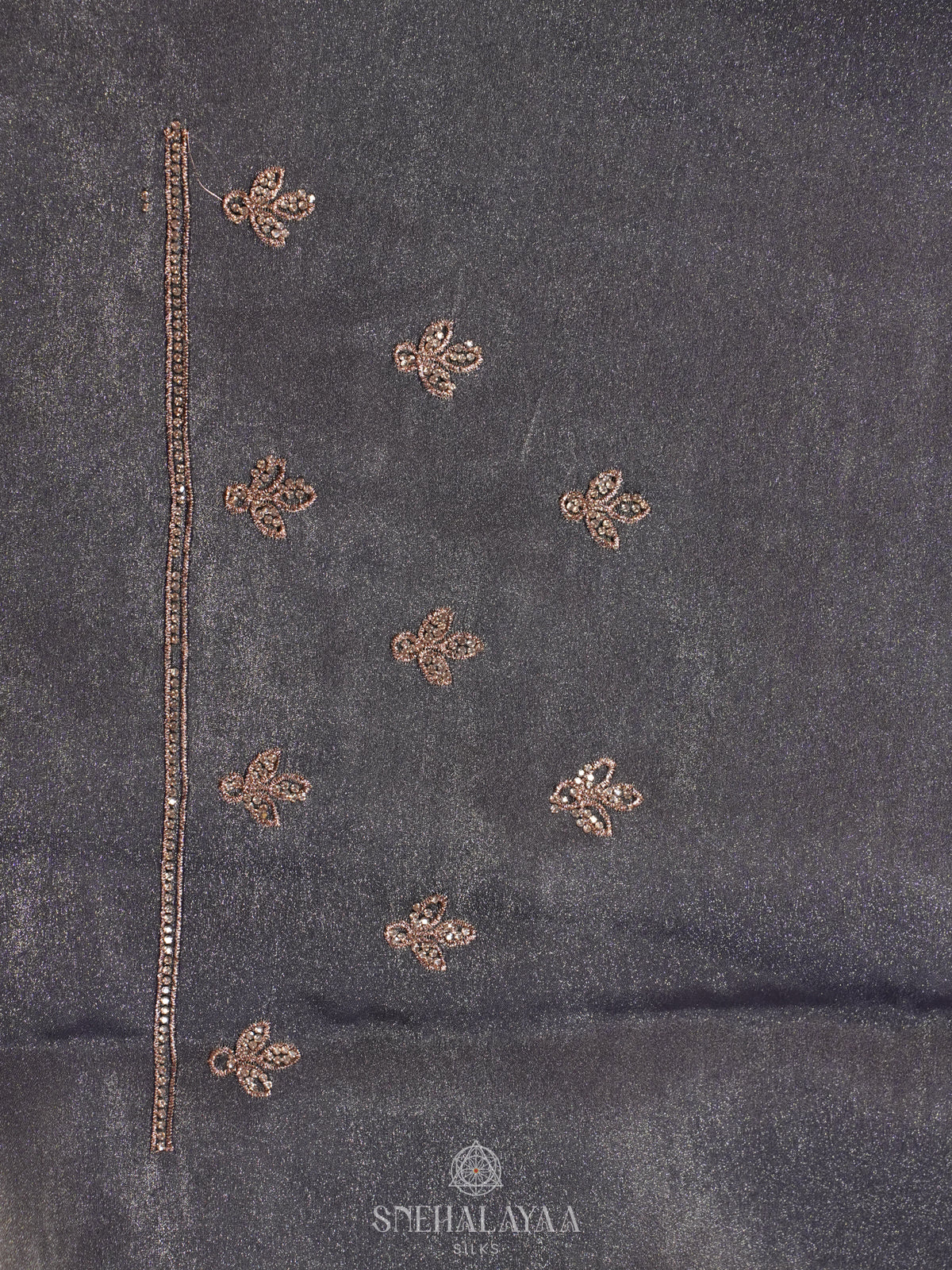 Grey Designer Saree