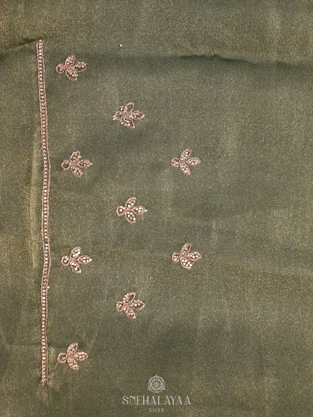 Pale Green Designer Saree