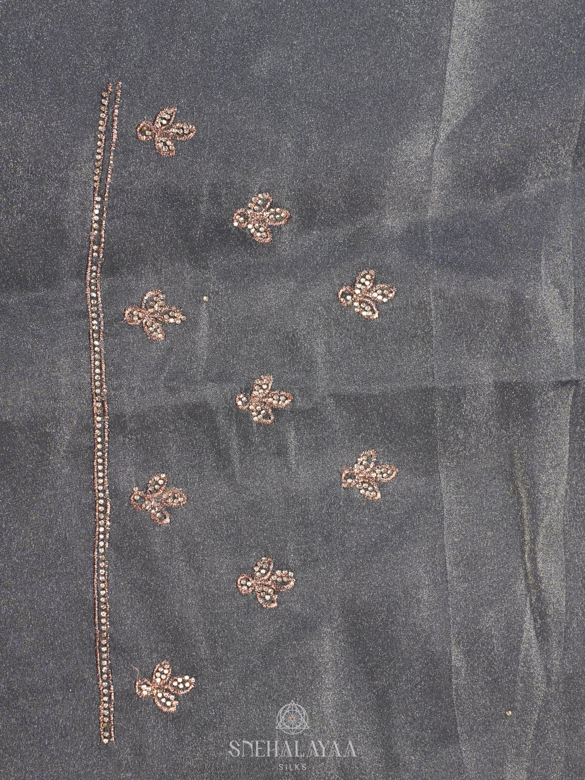 Grey Designer Saree