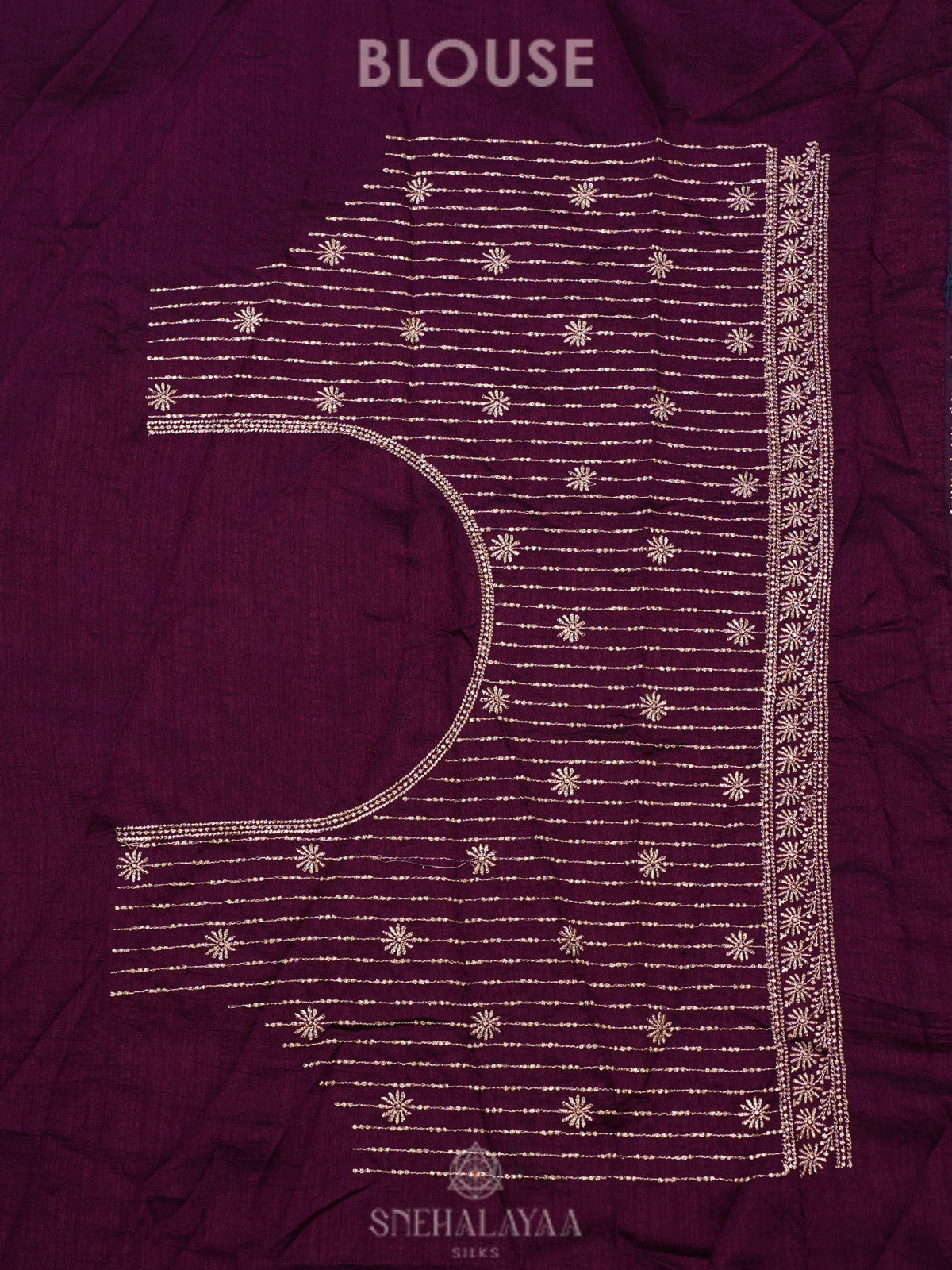 Magenta Designer Saree