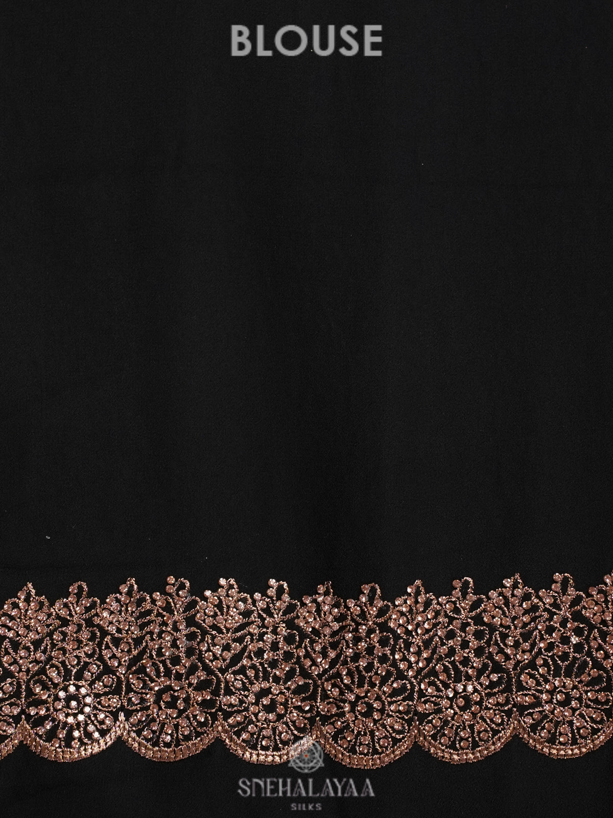 Black Designer Saree