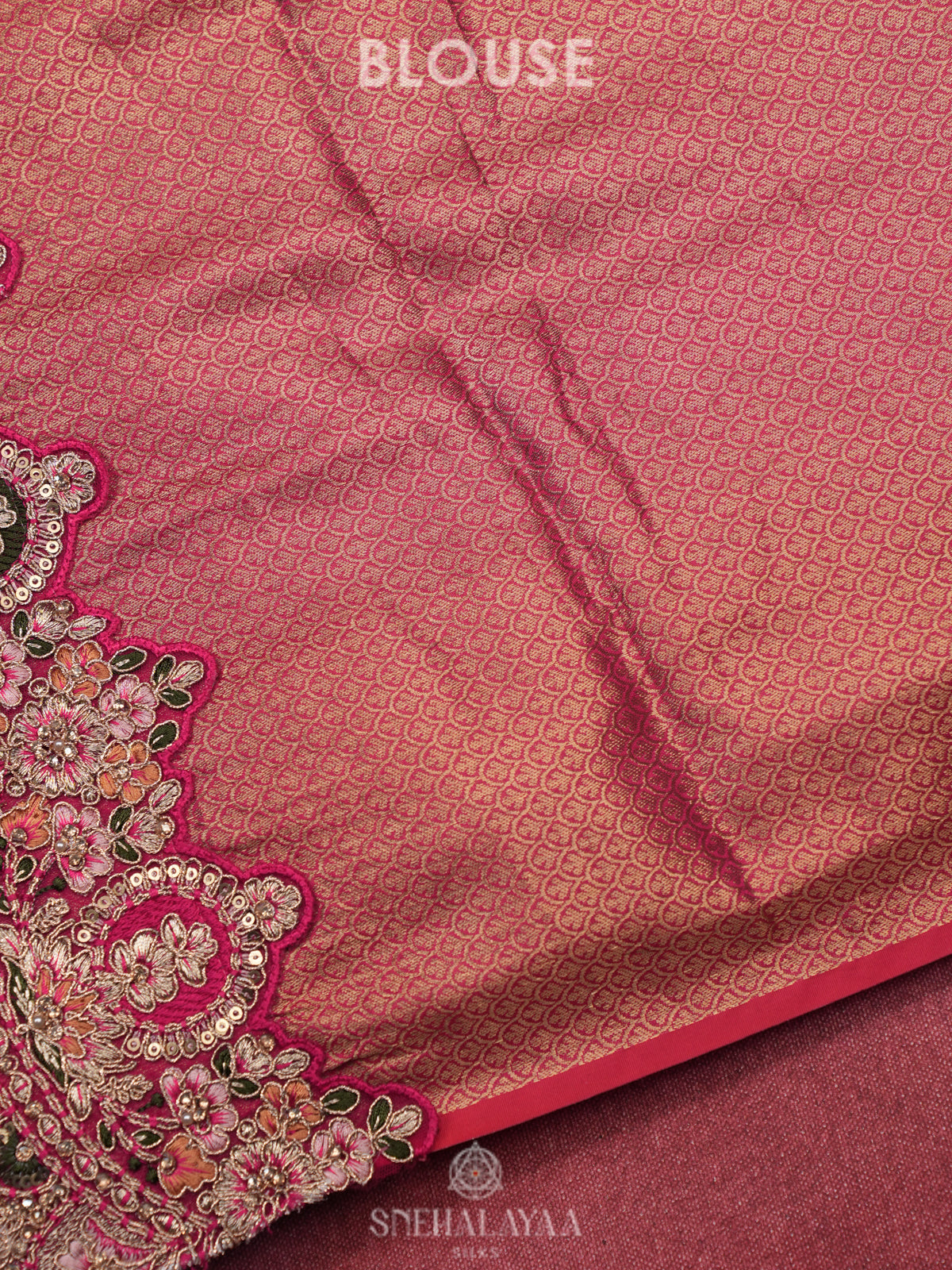Pink Designer Saree