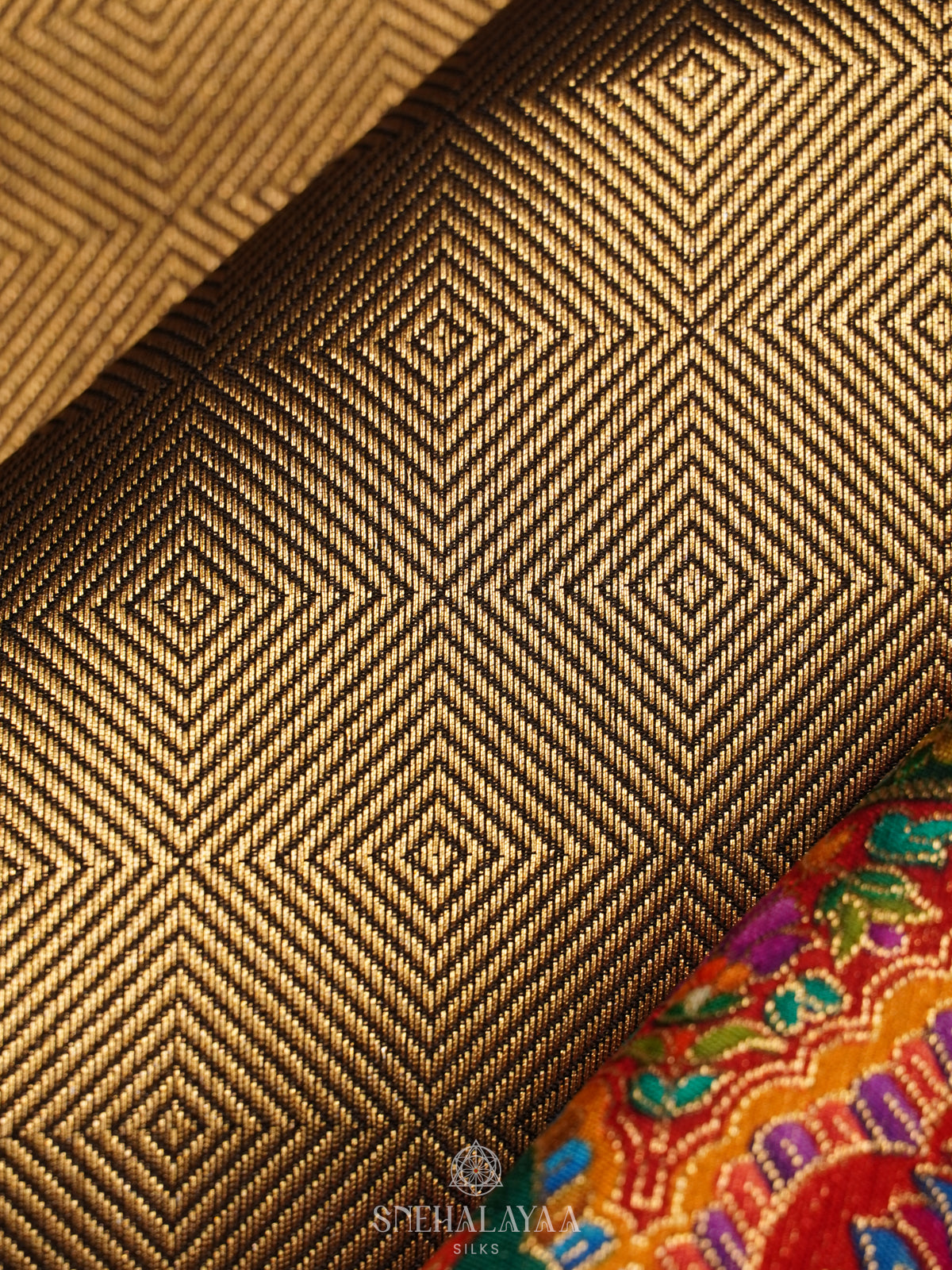 Antique Gold Banaras Saree