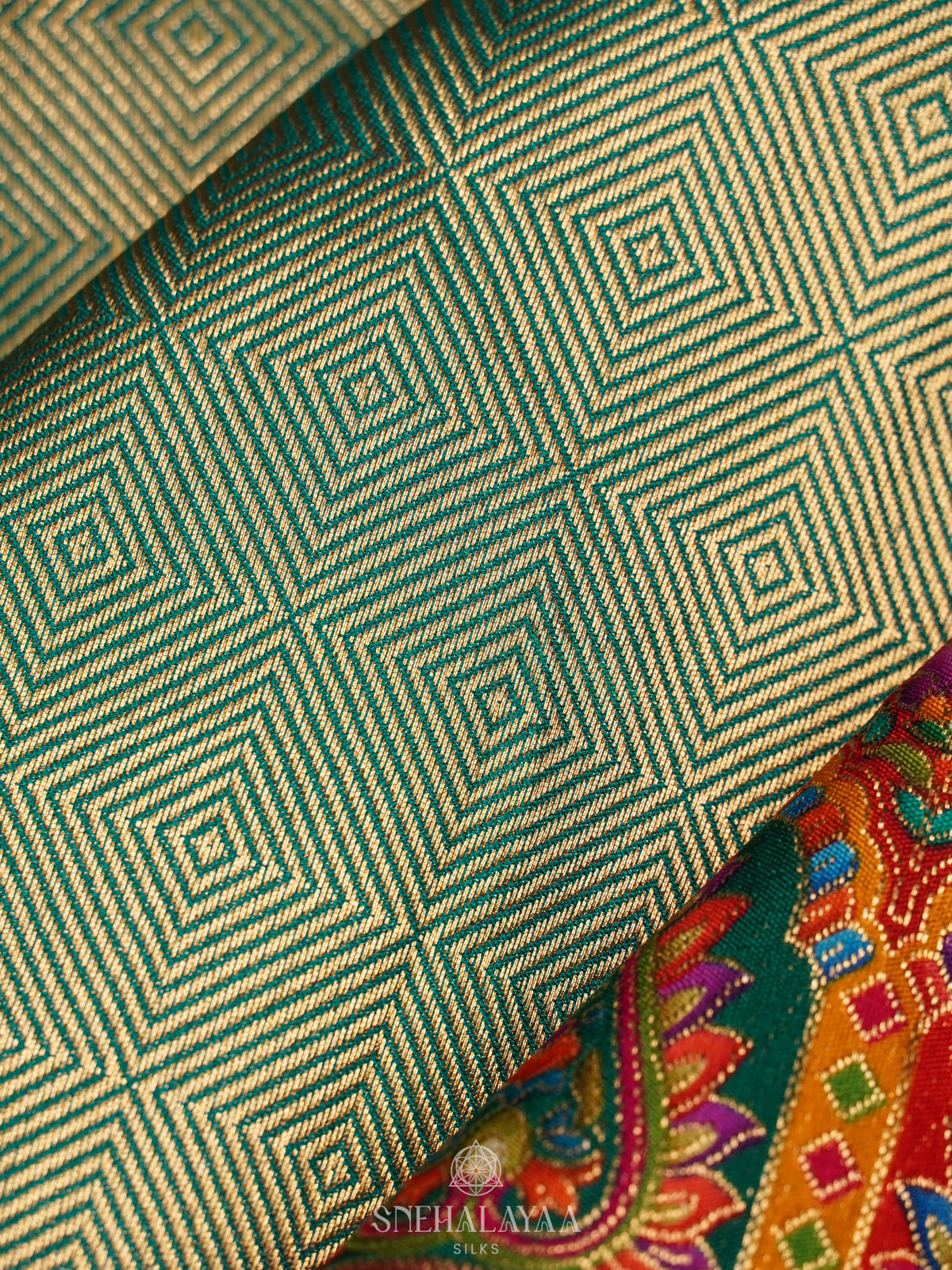 Pistachio Green Banaras Saree