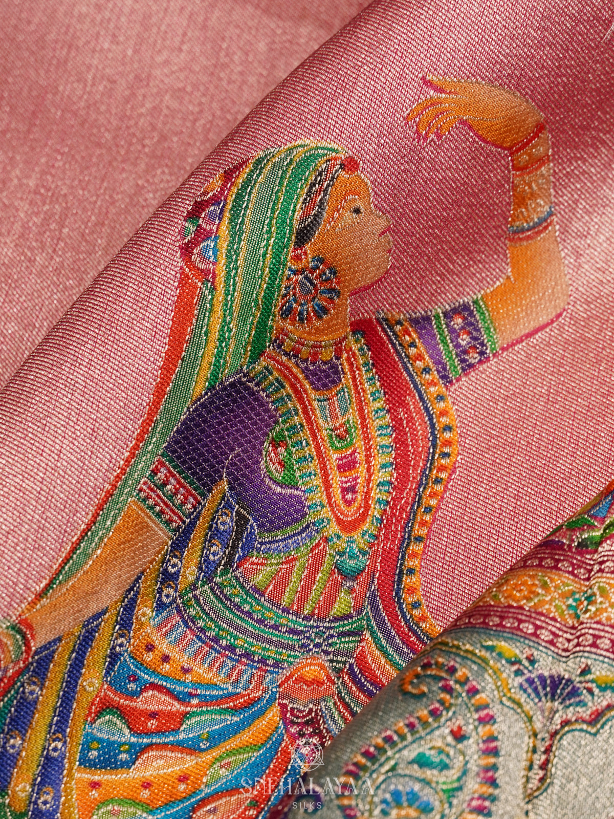Pink Banaras Saree