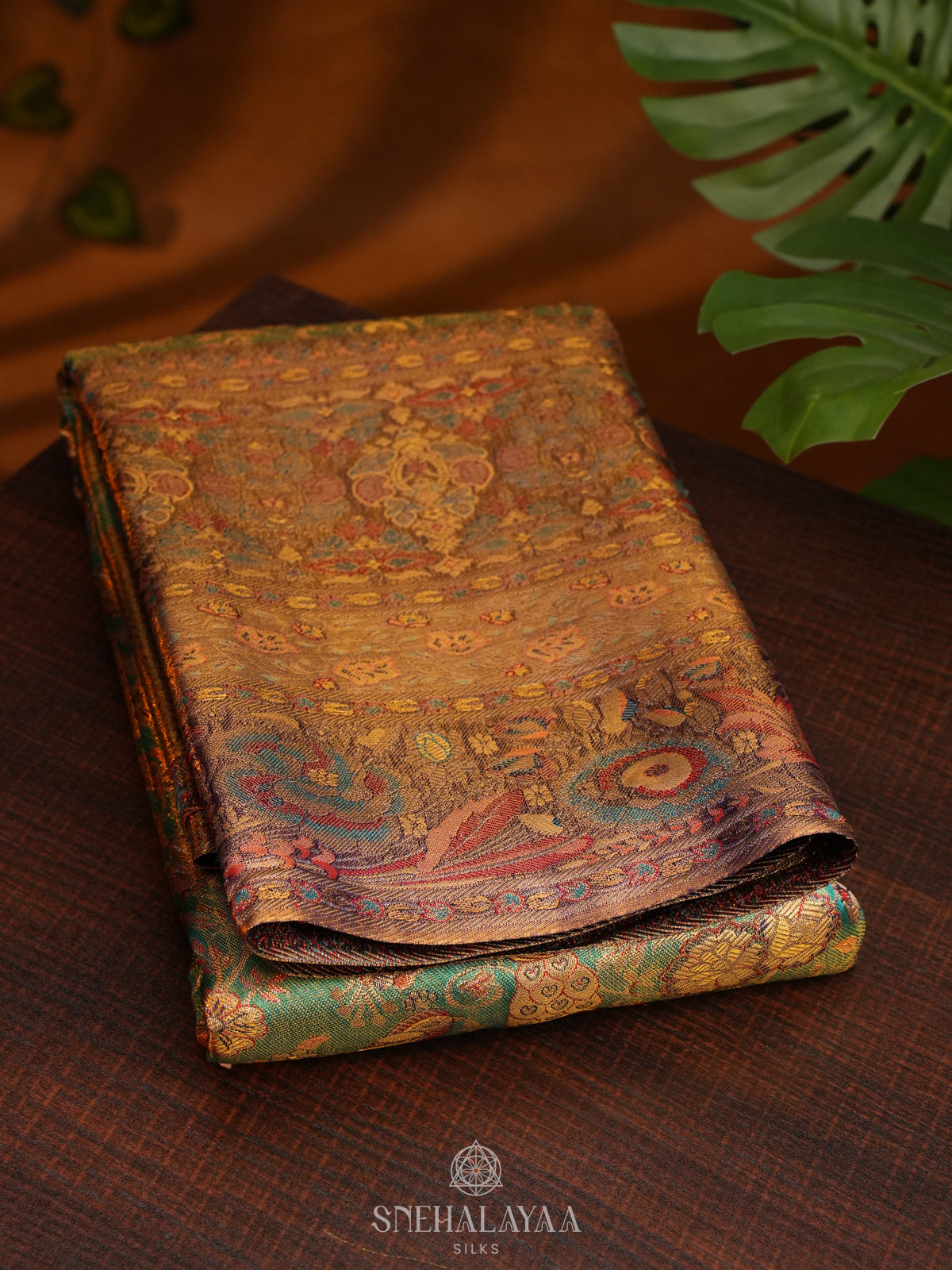 Pale Green Tissue Kanjivaram Silk Saree