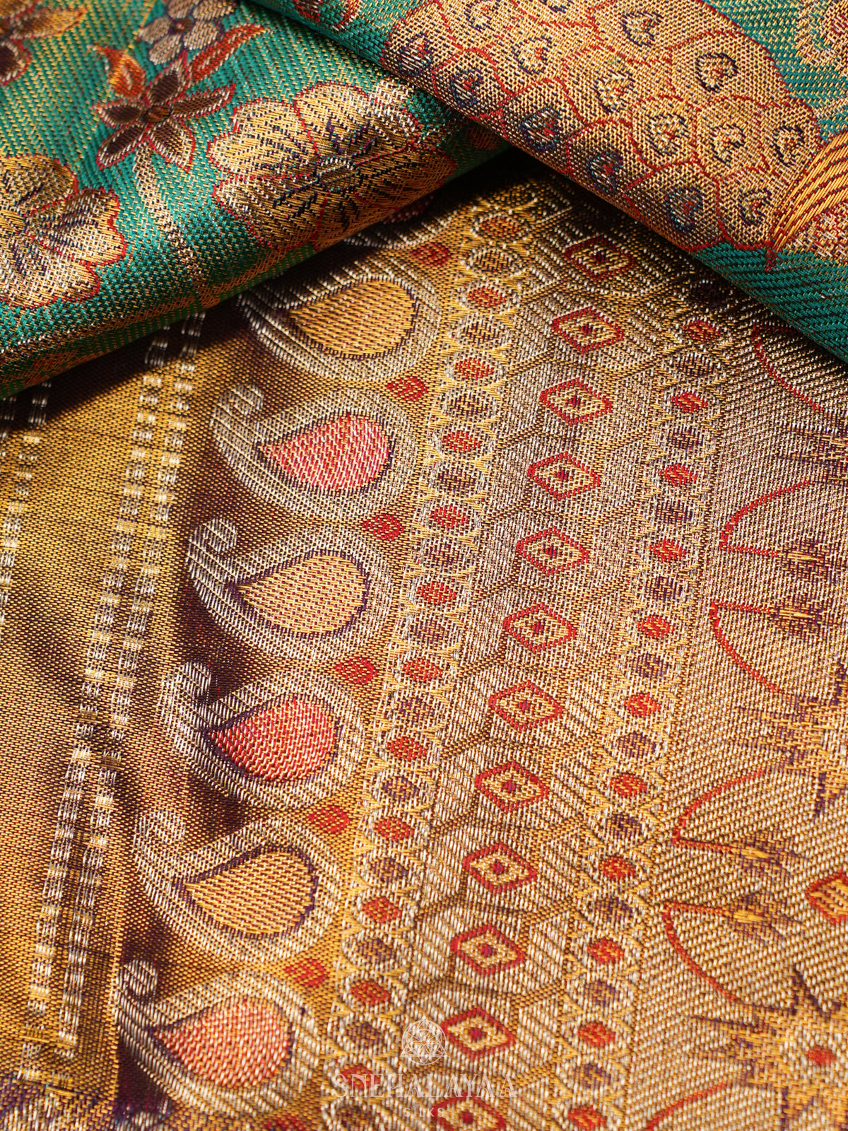 Pale Green Tissue Kanjivaram Silk Saree