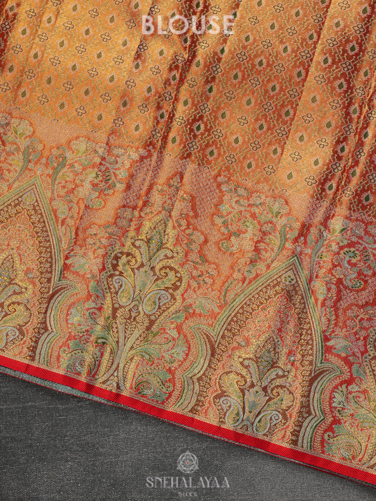 Pale Green Tissue Kanjivaram Silk Saree