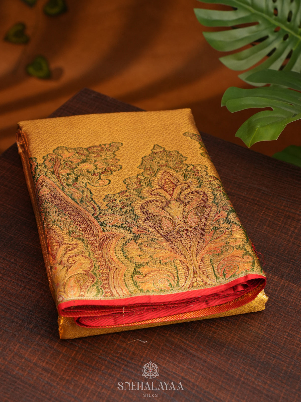Golden Tissue Kanjivaram Silk Saree