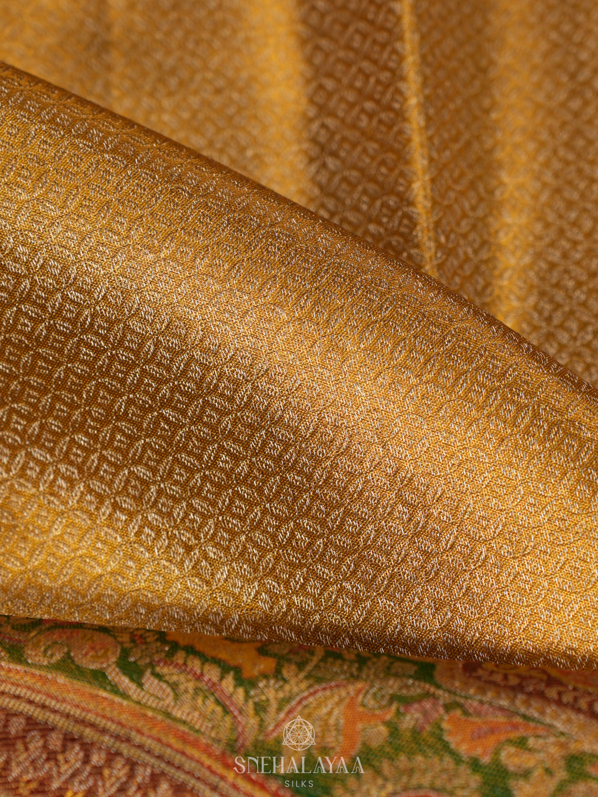 Golden Tissue Kanjivaram Silk Saree
