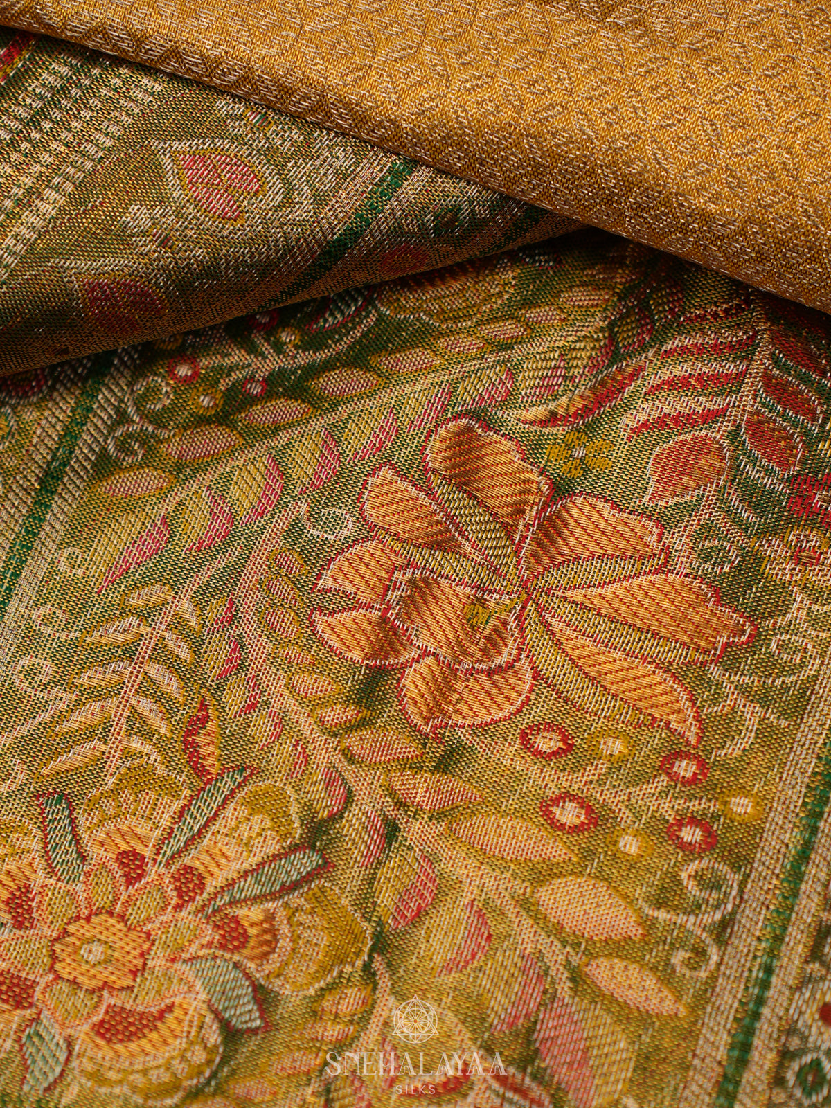 Golden Tissue Kanjivaram Silk Saree