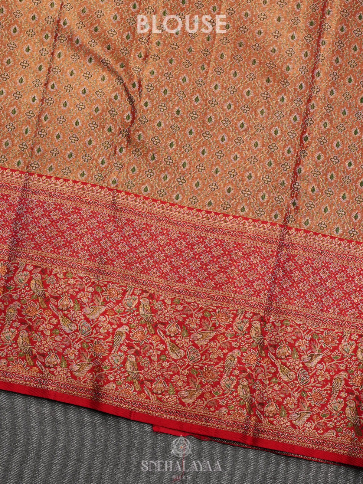 Lilac Tissue Kanjivaram Silk Saree