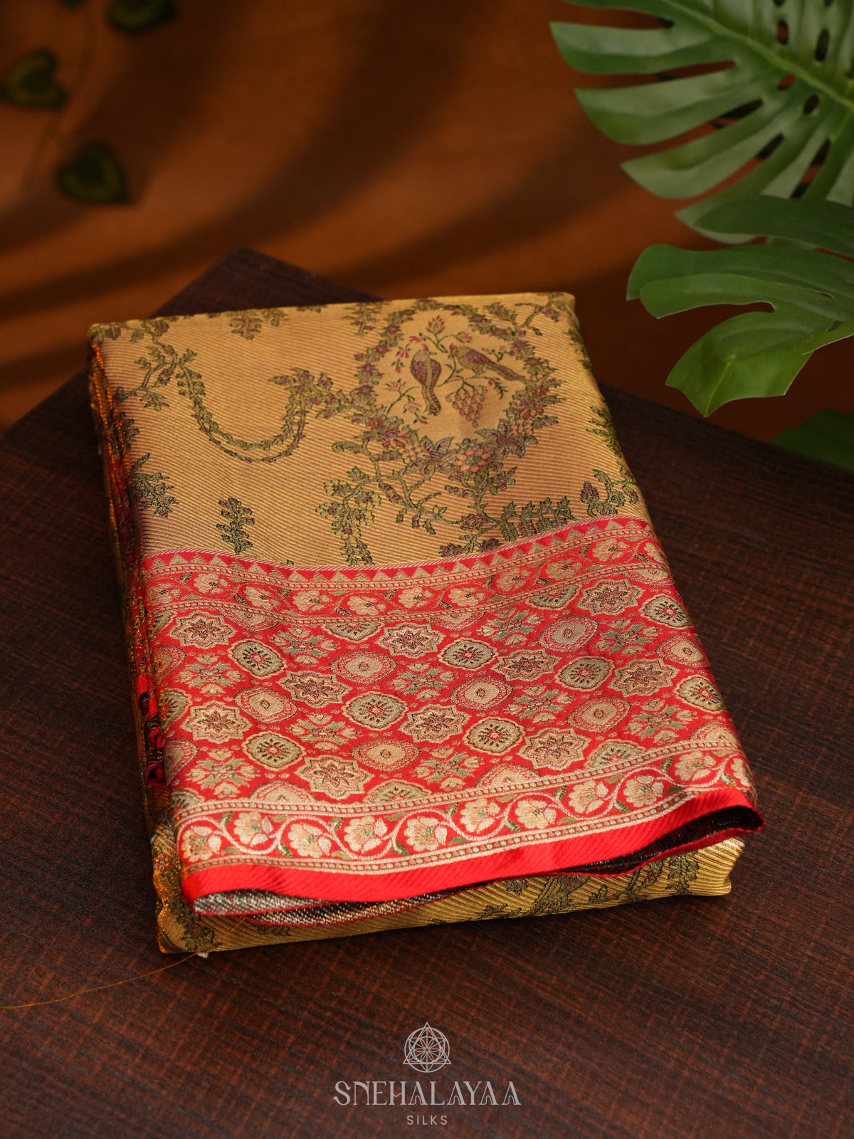 Gold Tissue Kanjivaram Silk Saree