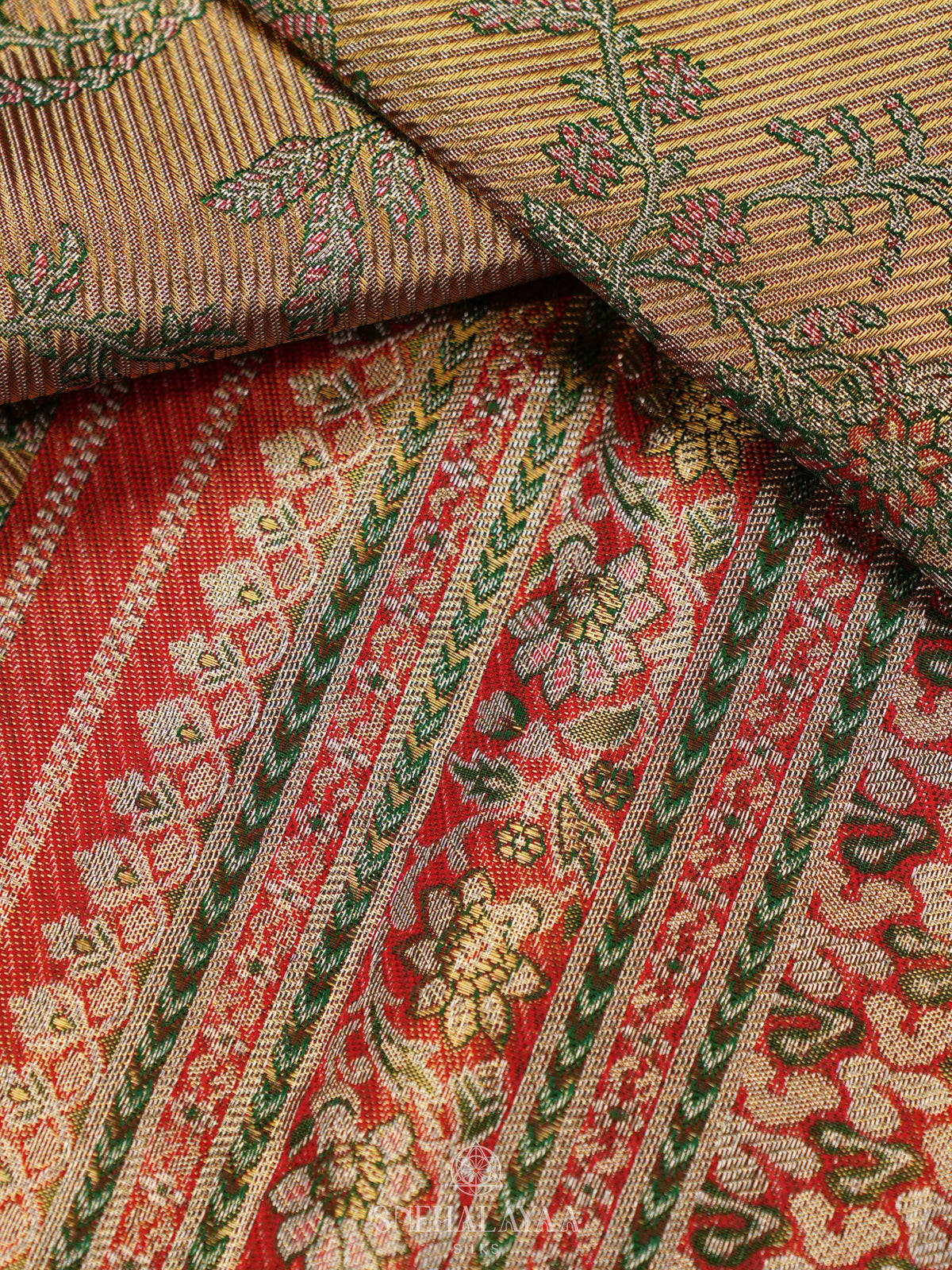 Gold Tissue Kanjivaram Silk Saree