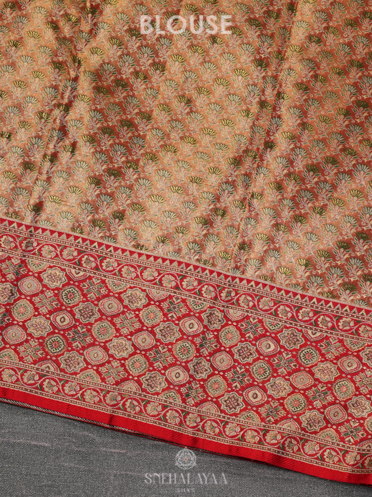 Gold Tissue Kanjivaram Silk Saree
