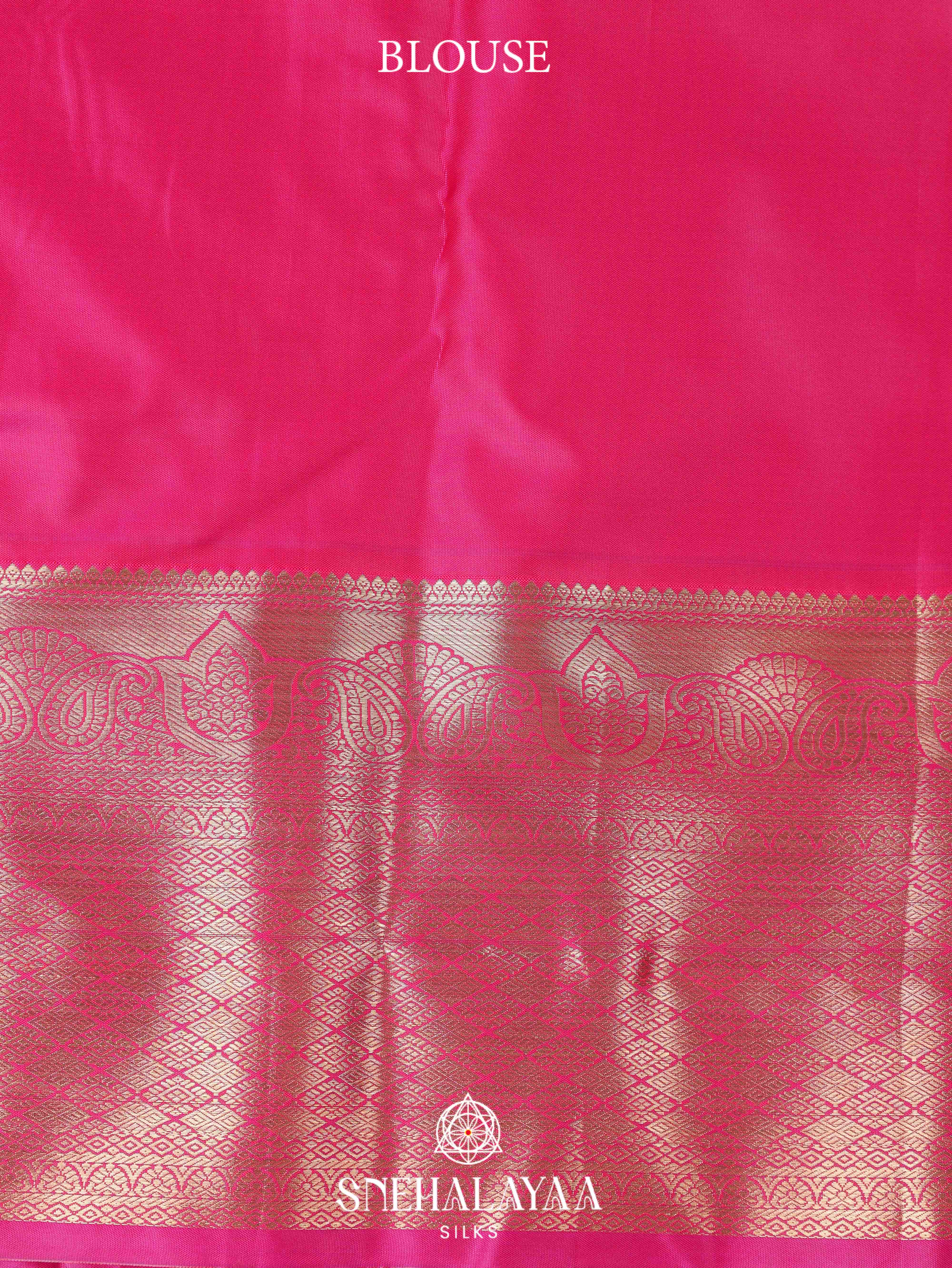 Pink Art Silk Saree