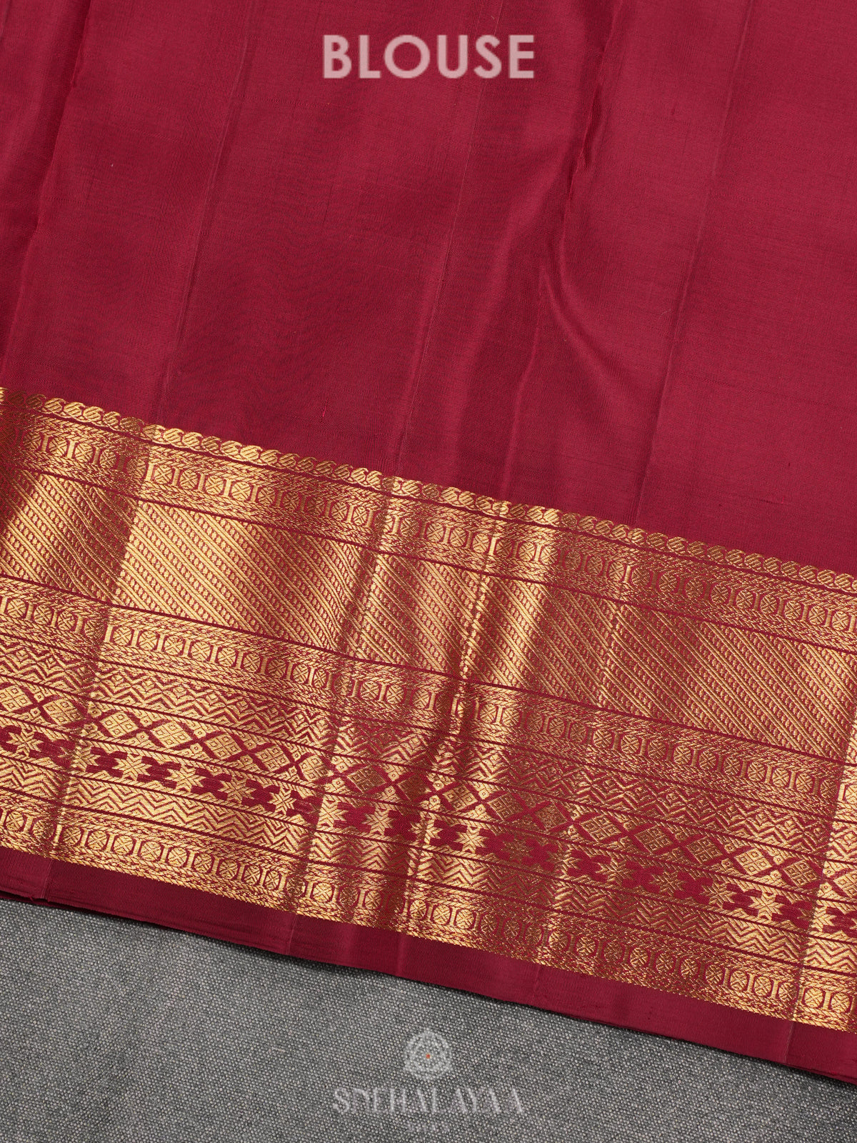 Orange Kanjivaram Silk Saree
