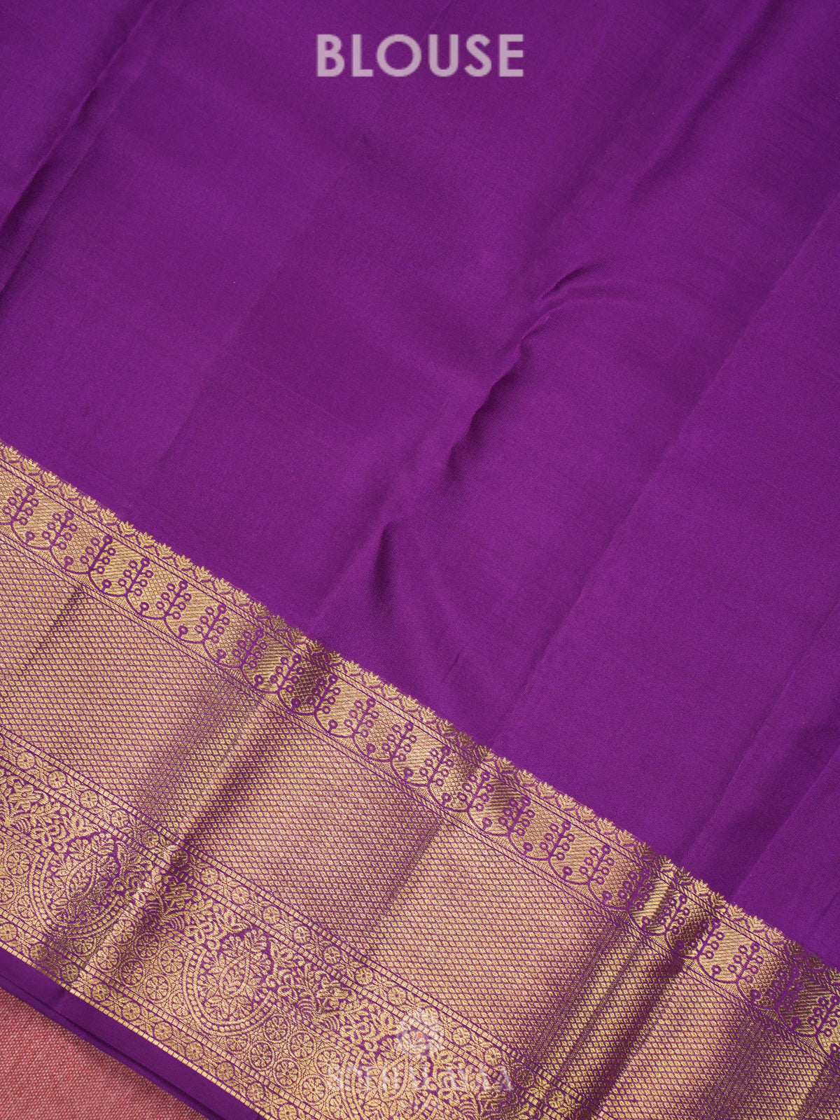 Violet Kanjivaram Silk Saree