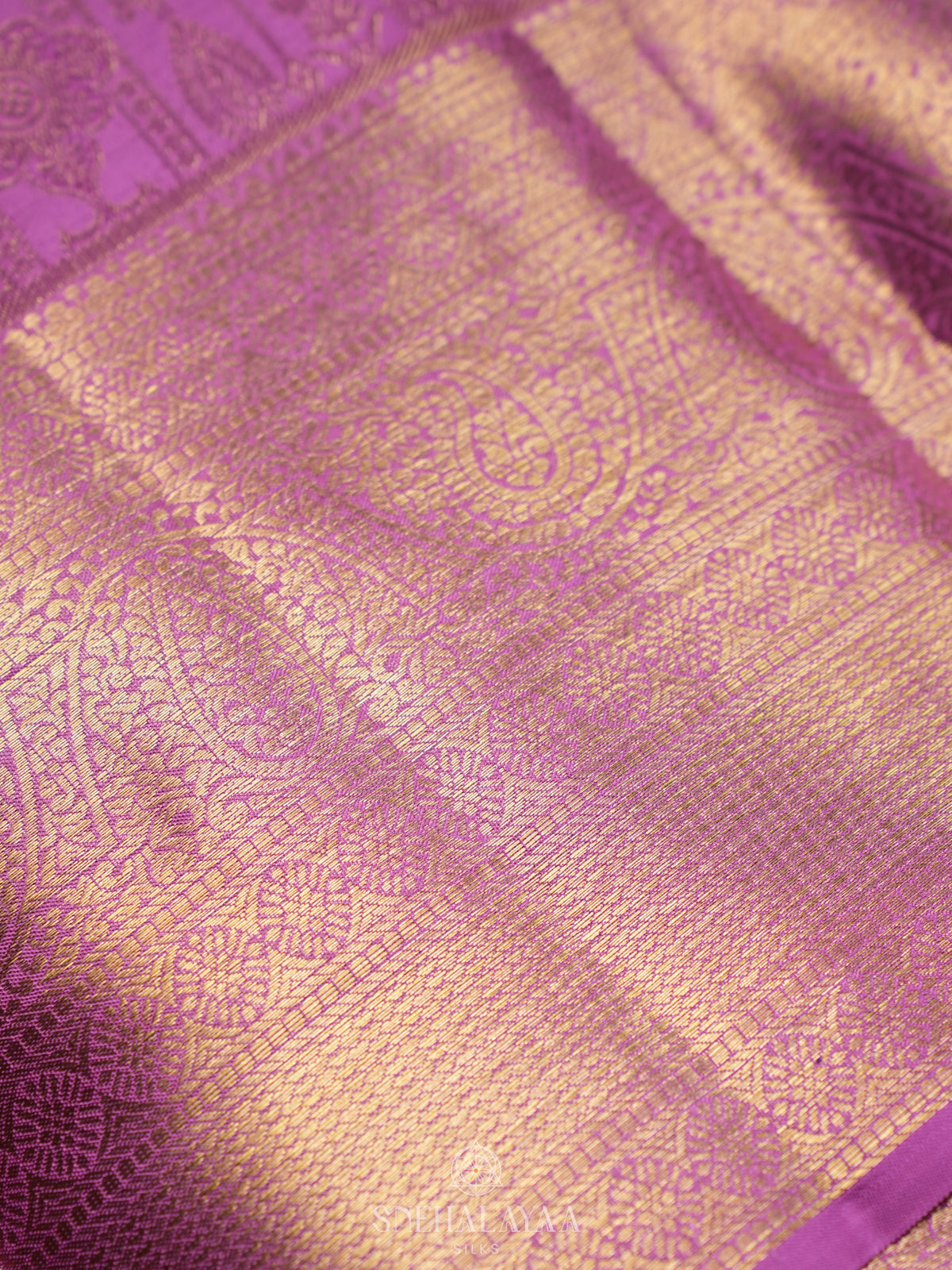 Pink Kanjivaram Silk Saree