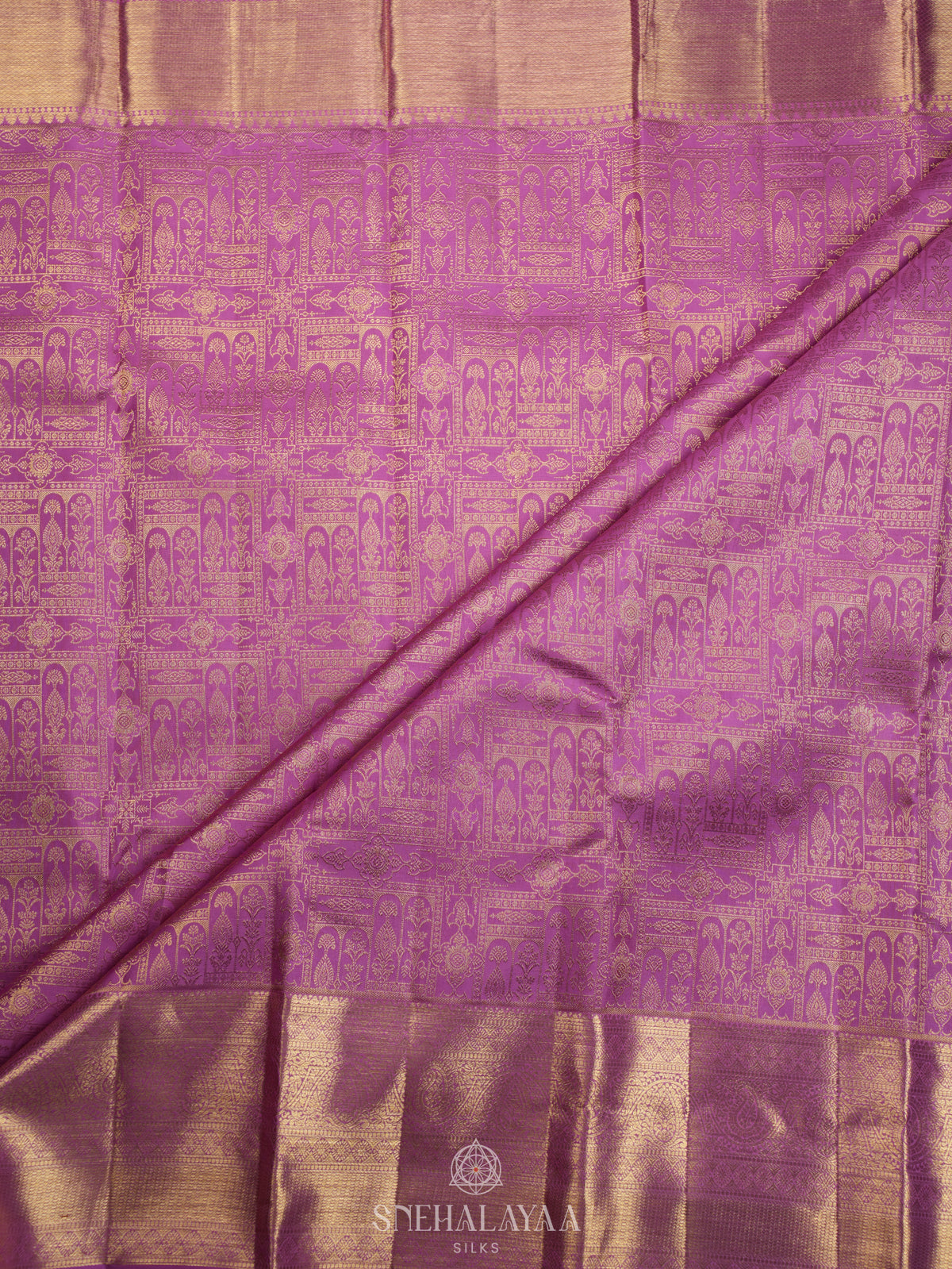 Pink Kanjivaram Silk Saree
