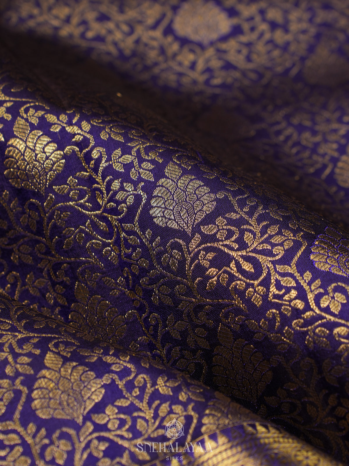 Purple Kanjivaram Silk Saree