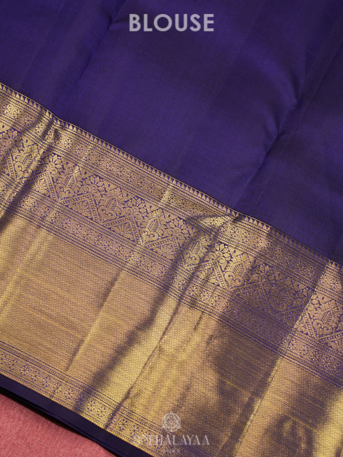 Purple Kanjivaram Silk Saree