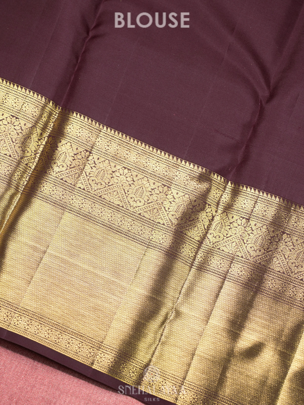 Coffee Brown Kanjivaram Silk Saree