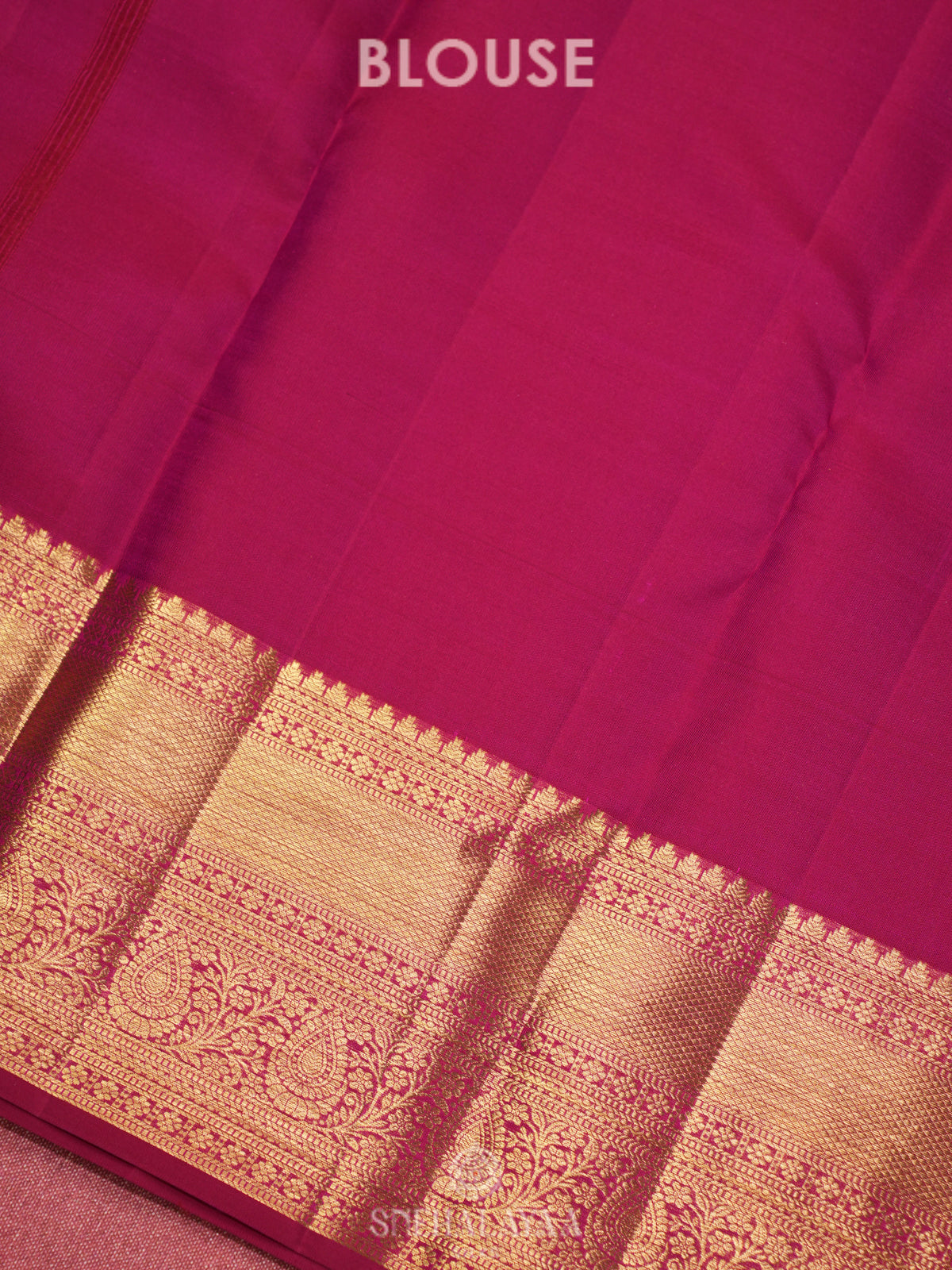 Magenta Pink Kanjivaram Silk Saree